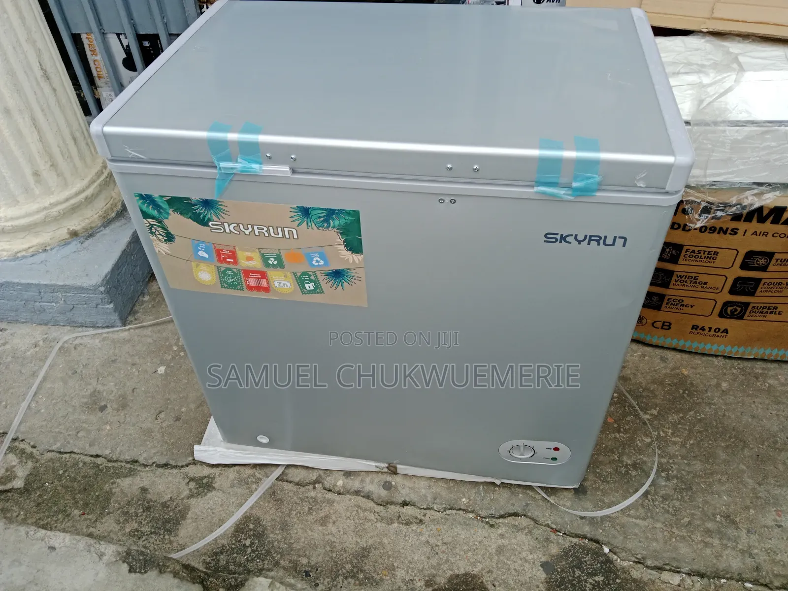 Skyrun Chest Freezer 155l Low Voltage 3years Warranty