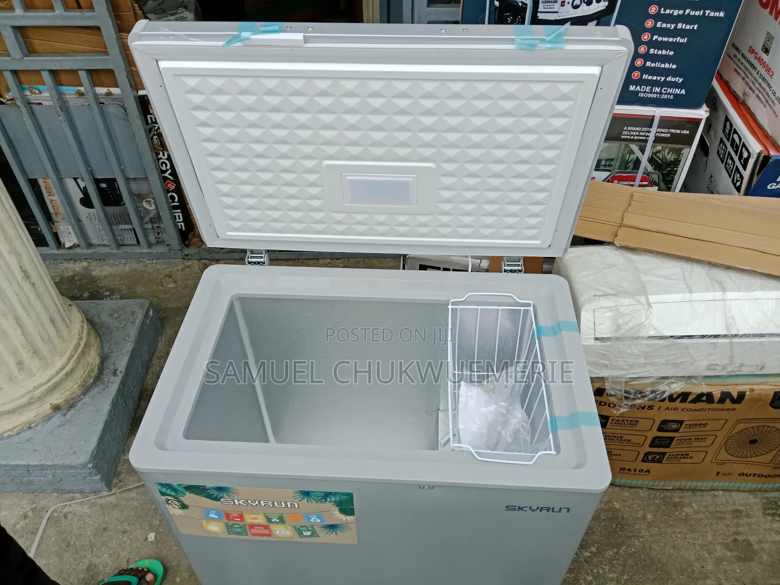 Skyrun Chest Freezer 155l Low Voltage 3years Warranty