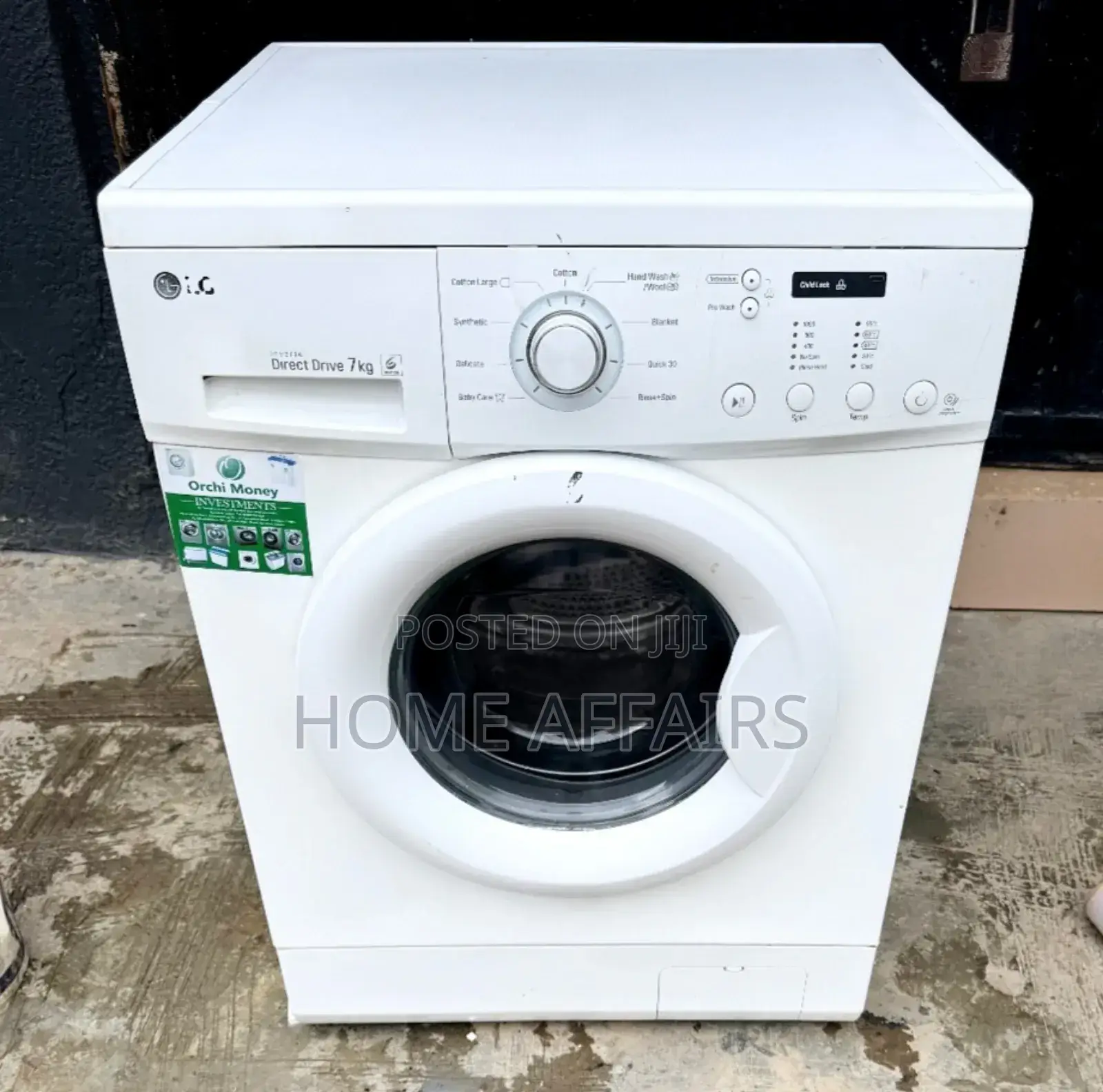 Inverter Drive Lg 7kg Washing Machine + 6 Months Warranty