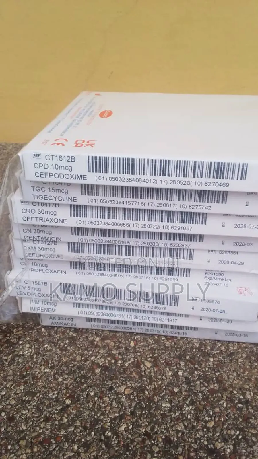 Oxoid Antibiotics Discs (Antimicrobial Susceptibility Test)250vials/Pk