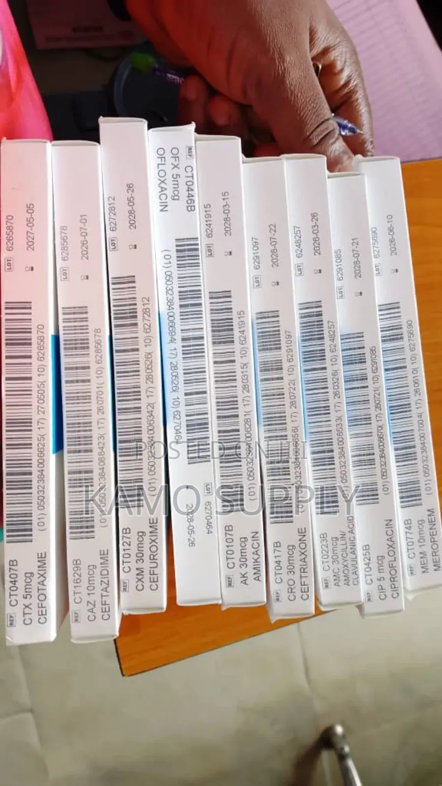 Oxoid Antibiotics Discs (Antimicrobial Susceptibility Test)250vials/Pk