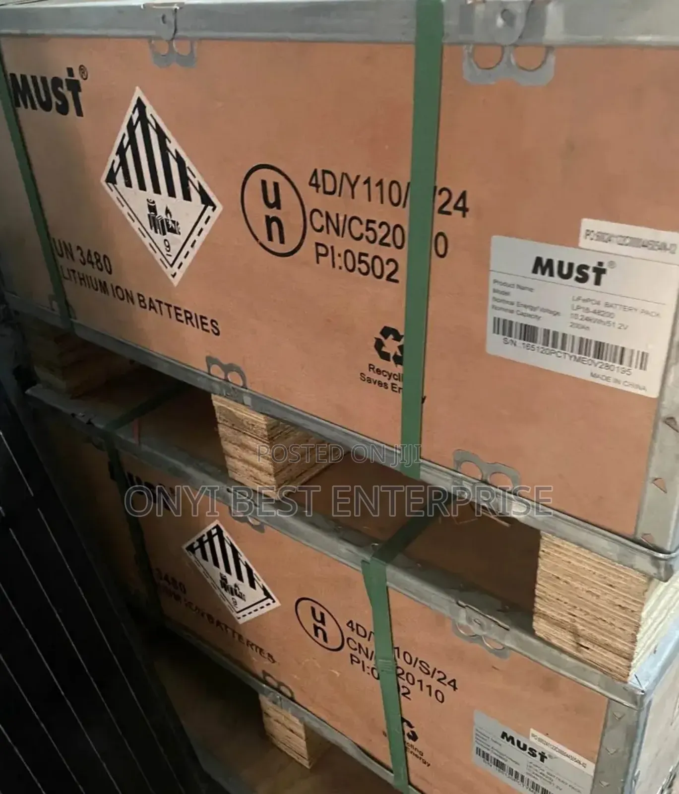 15kwh 51.2v Must Lithium Ion Battery Available