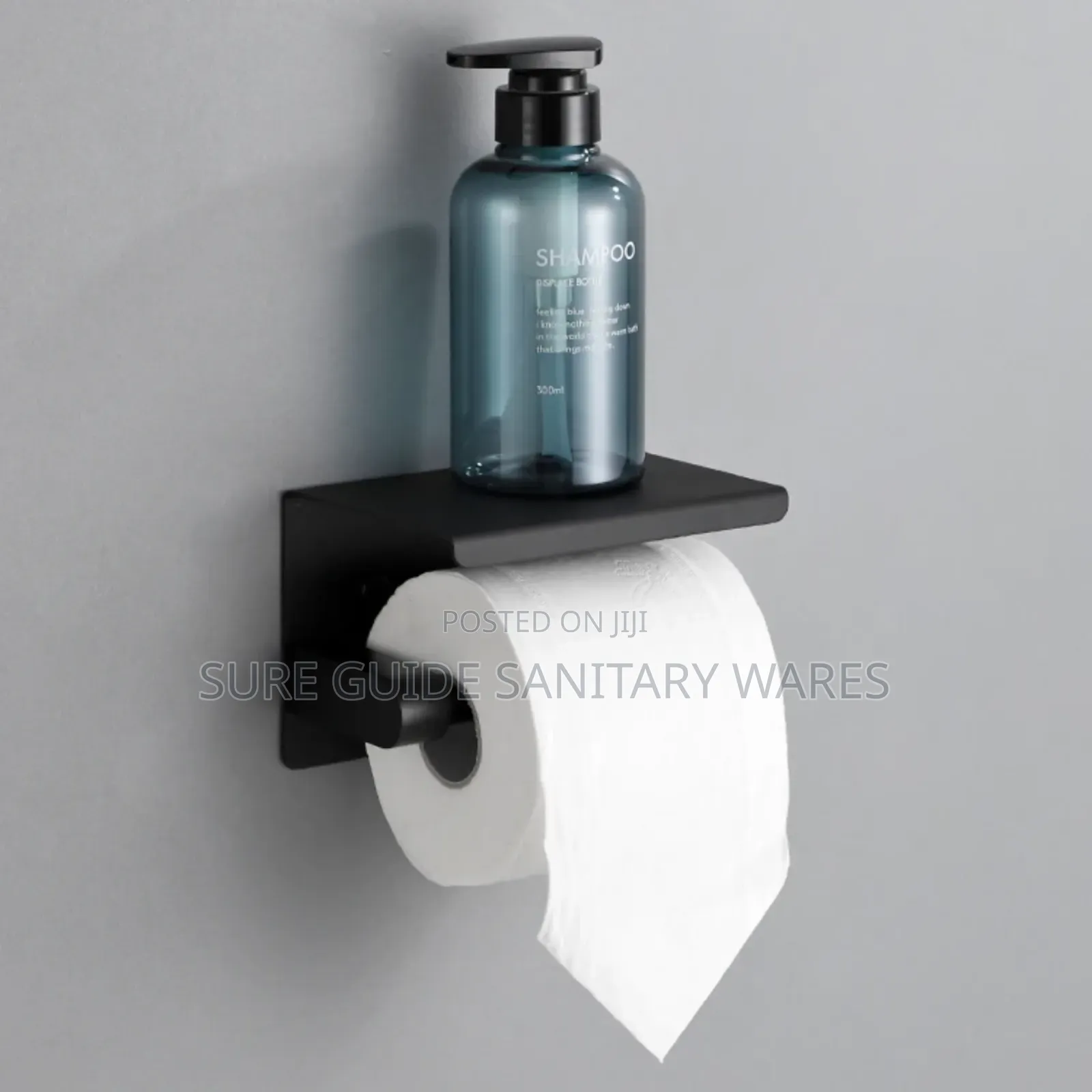 Matt Black Tissue Holder