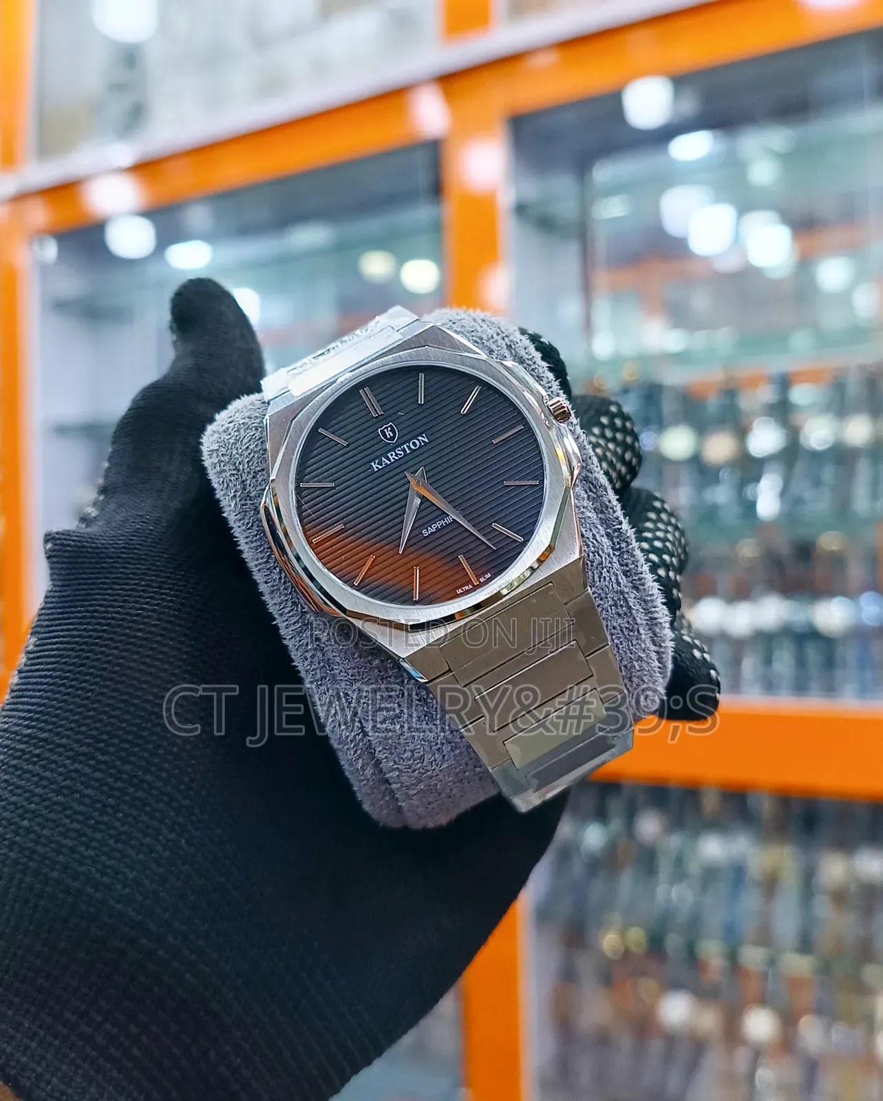 New Brand Karston Luxury Stainless Steel Watch Flat For Men's Unisex