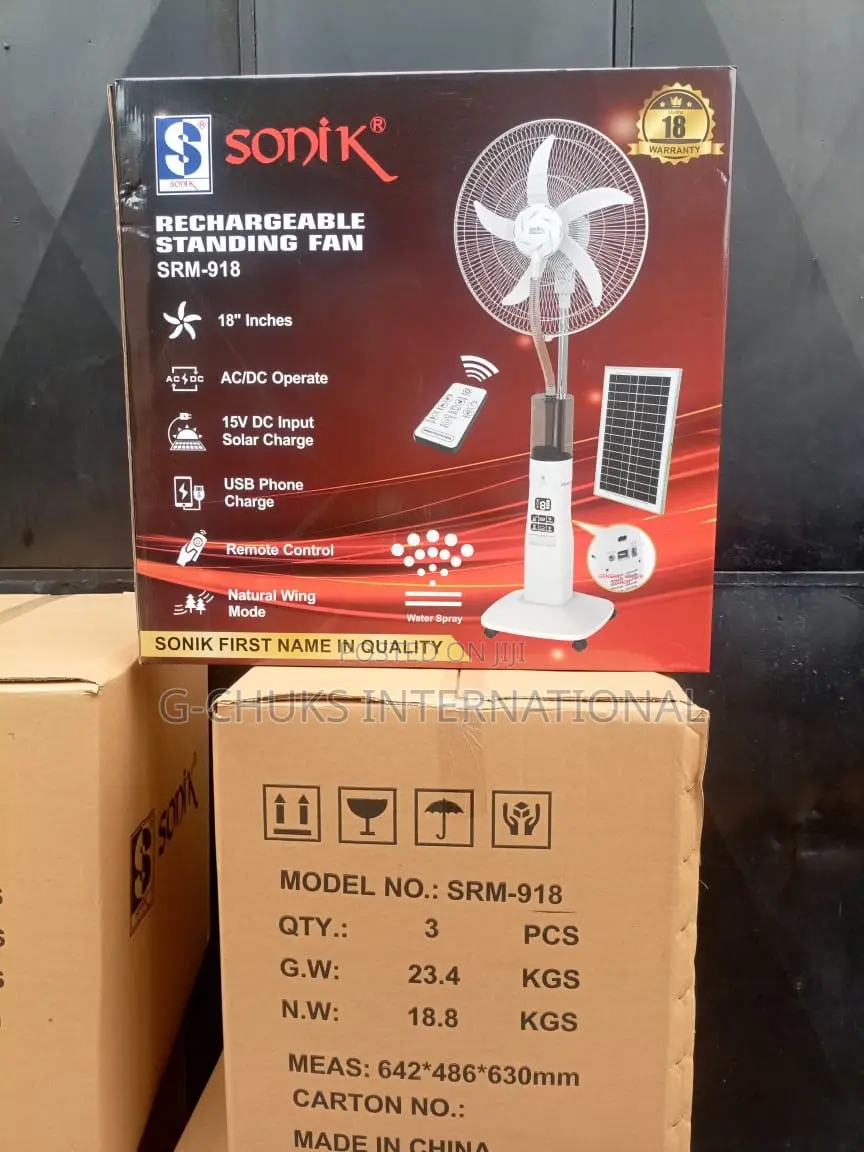 Sonik Rechargeable Mist Fan