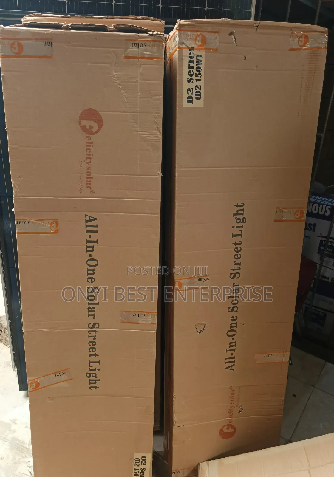 Felicity All in One D2 Solar Streets Light 150watts