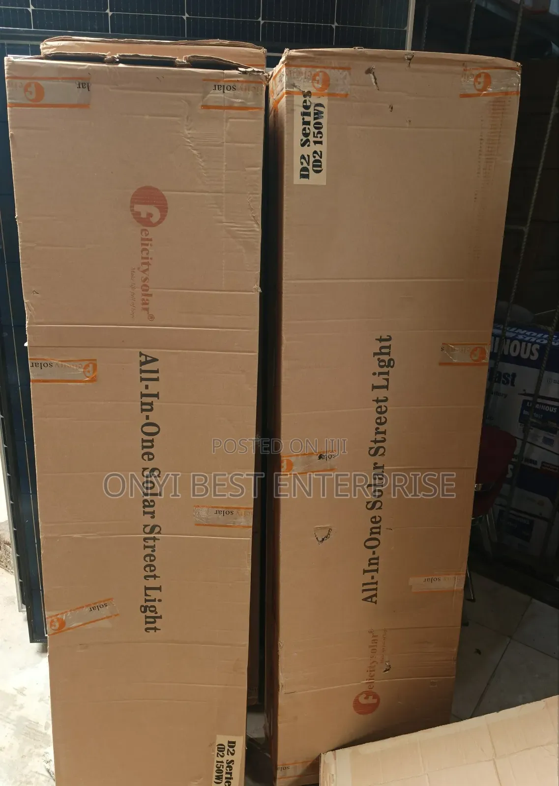 Felicity D2 All in One Solar Streets Light 150w