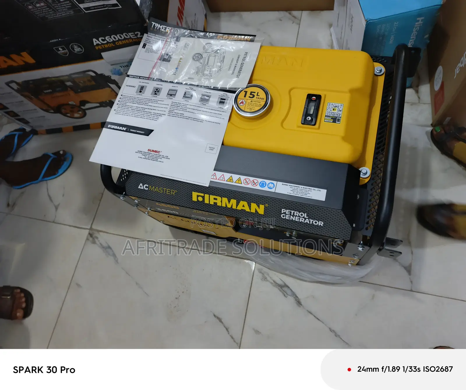 Firman Ac6000e2 4.5kva Petrol Generator – Key Start System