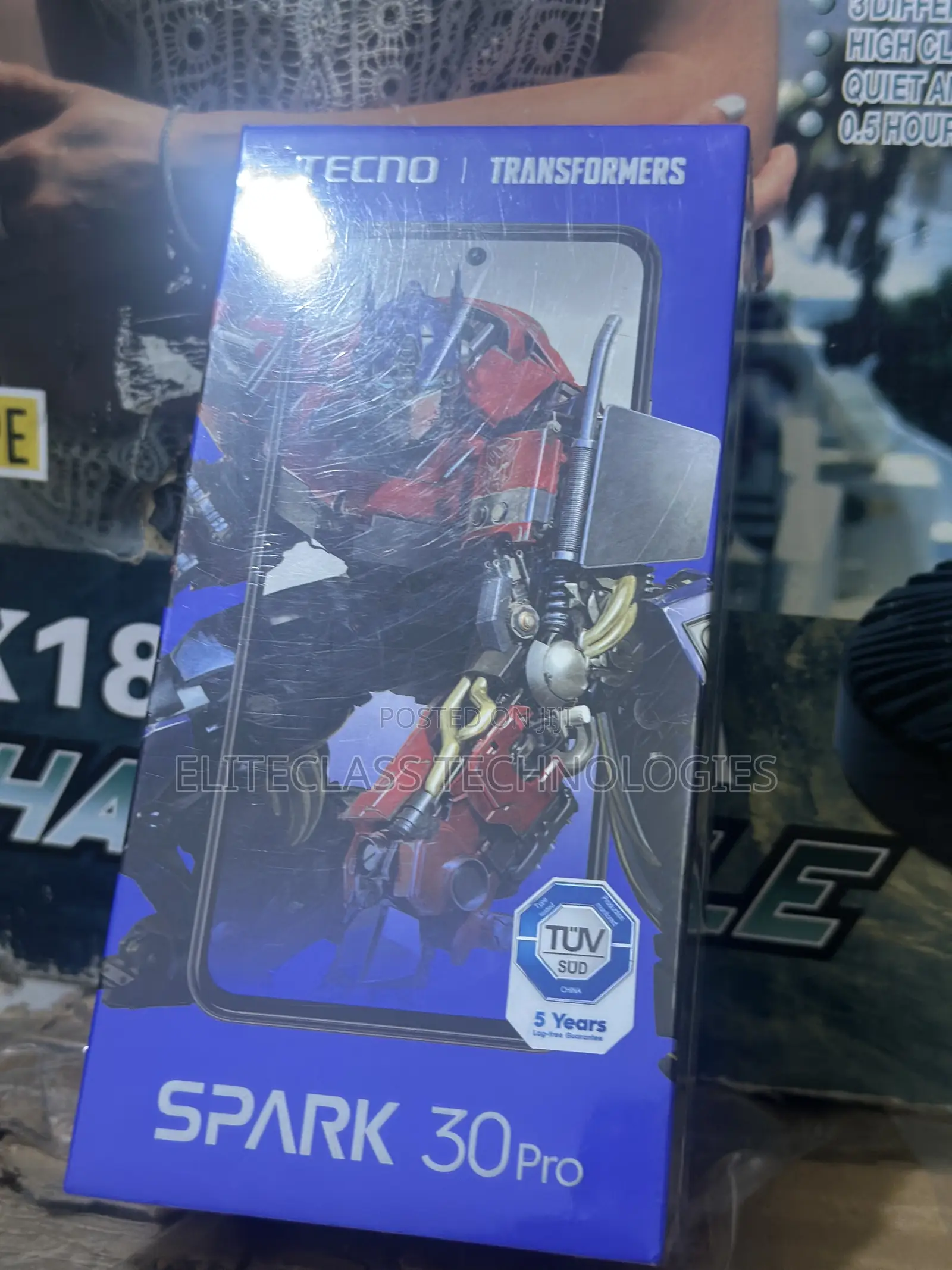 New Tecno Spark 30 Pro 256 GB Black