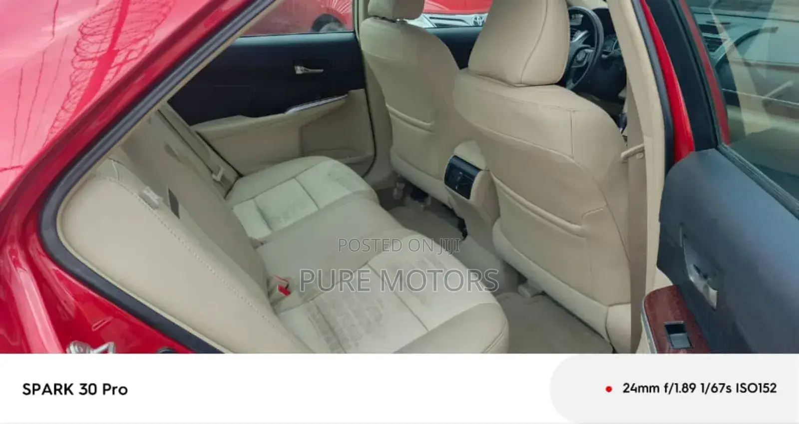 Toyota Camry XLE 4dr Sedan (2.5L 4cyl 6A) 2014 Red