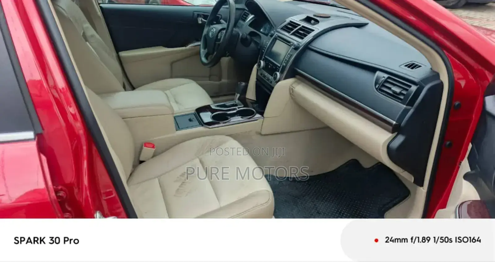 Toyota Camry XLE 4dr Sedan (2.5L 4cyl 6A) 2014 Red