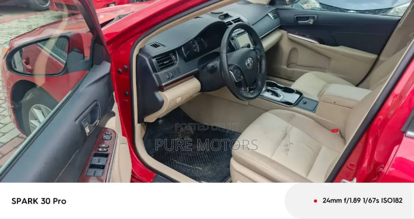 Toyota Camry XLE 4dr Sedan (2.5L 4cyl 6A) 2014 Red