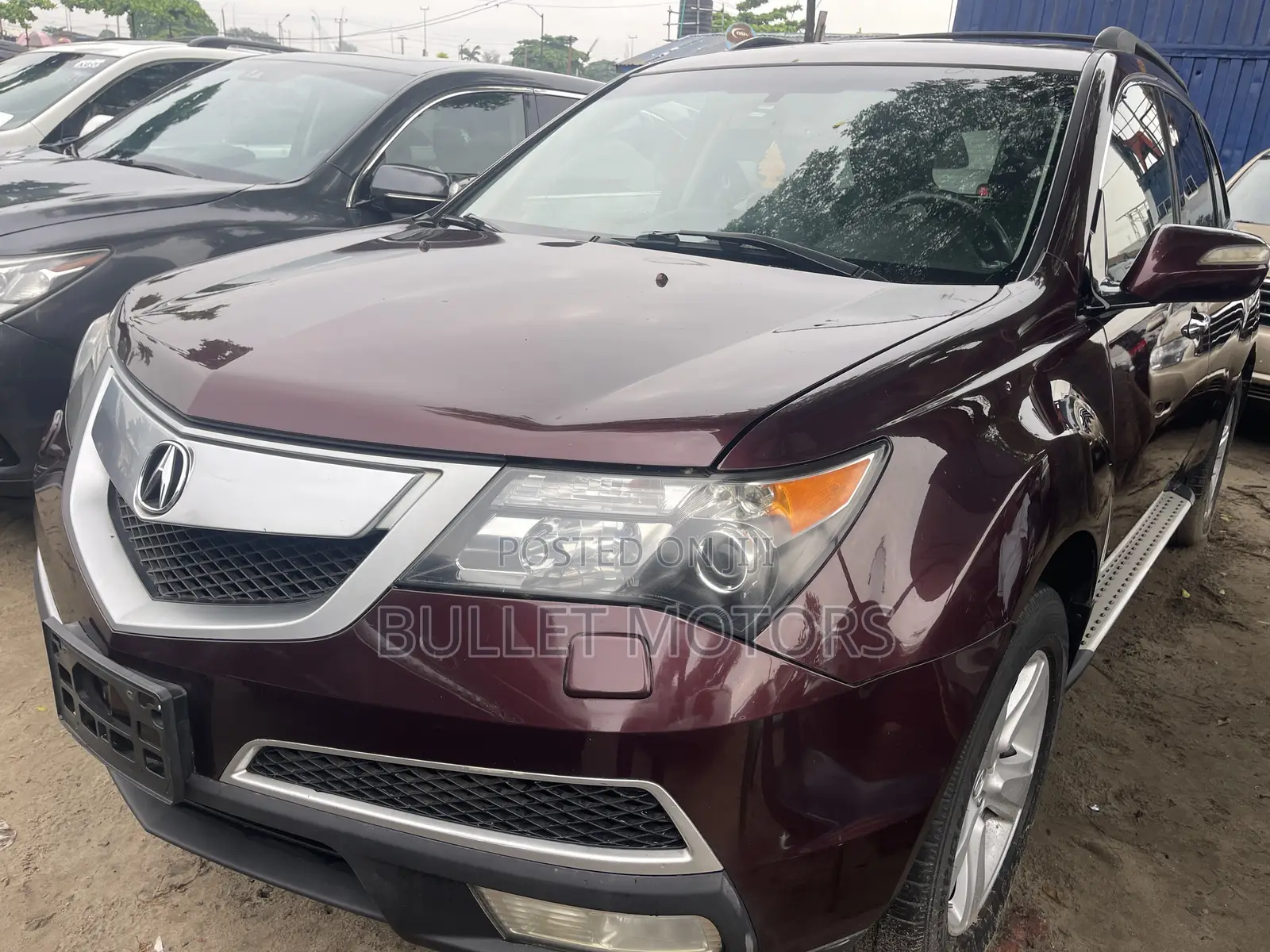 Acura MDX Advance Package SUV AWD (3.7L 6cyl 6A) 2010 Red