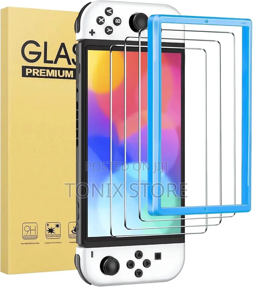2 Pack Tempered Glass for Nintendo Switch Oled Screen Guard 7.0 Inches