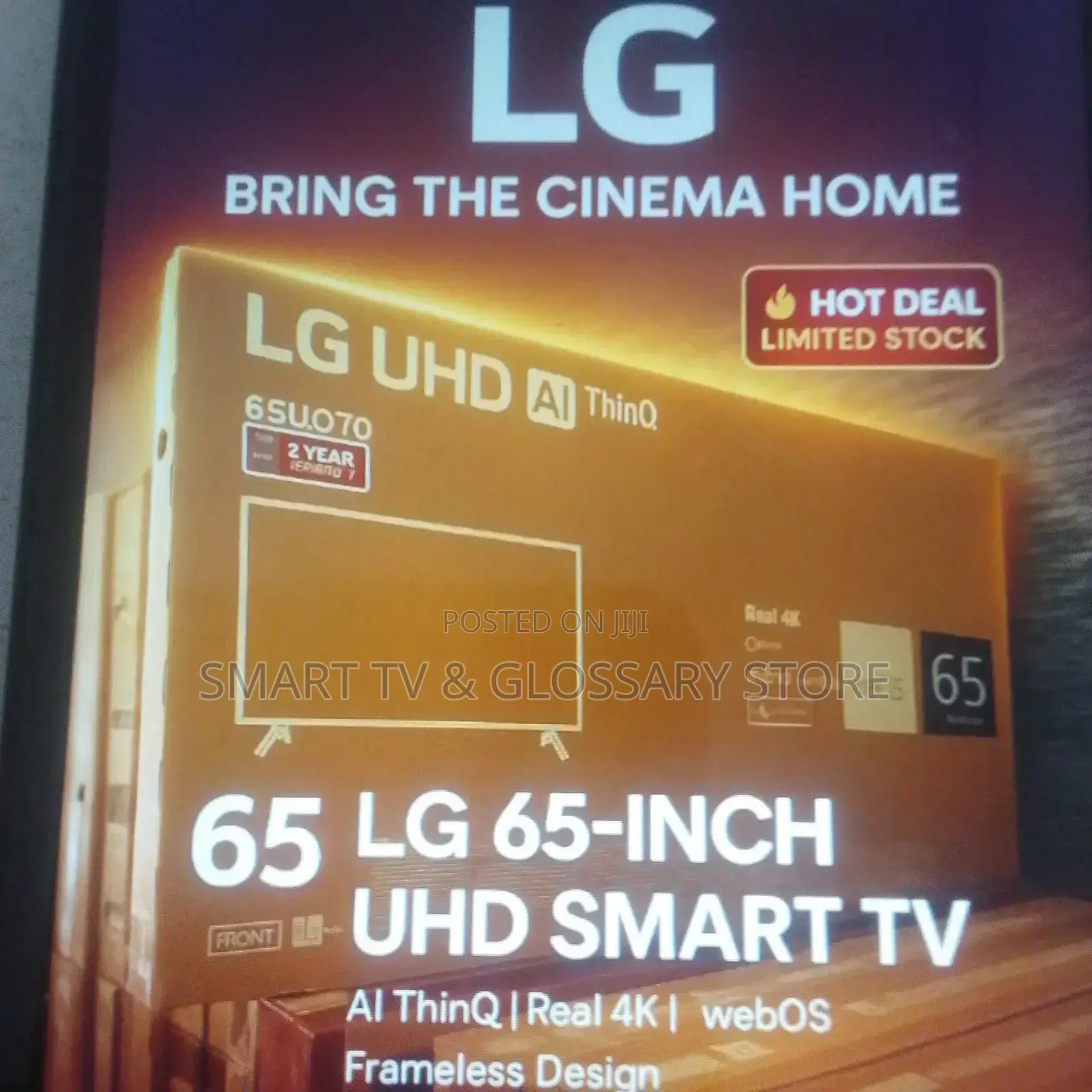65 Inches Smart Tv With Gameplay Mode Ultra Stadium