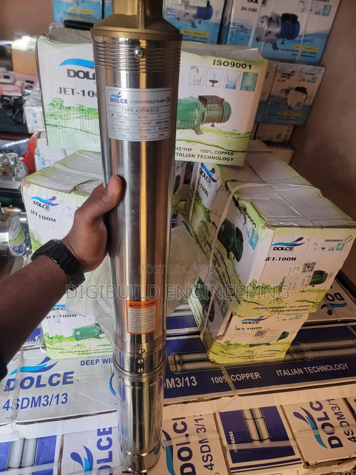 1hp Dolce Submersible Pumping Machine