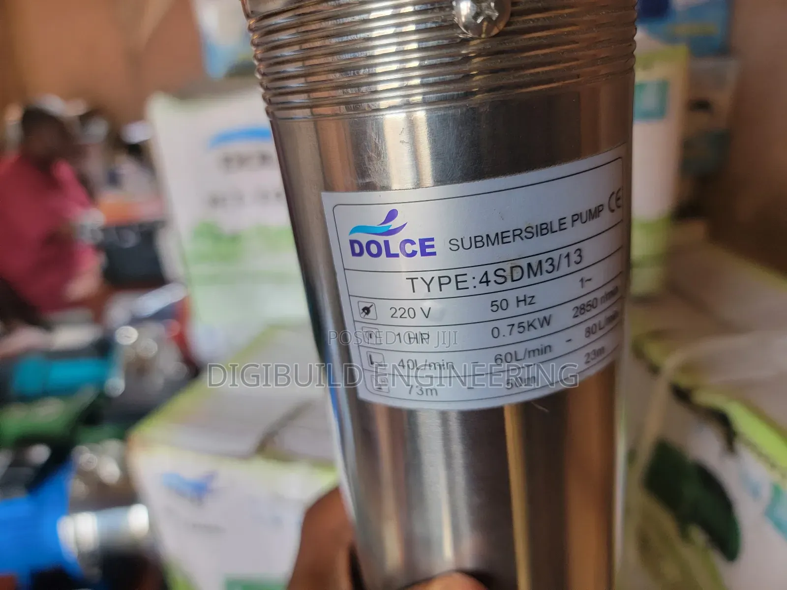 1hp Dolce Submersible Pumping Machine