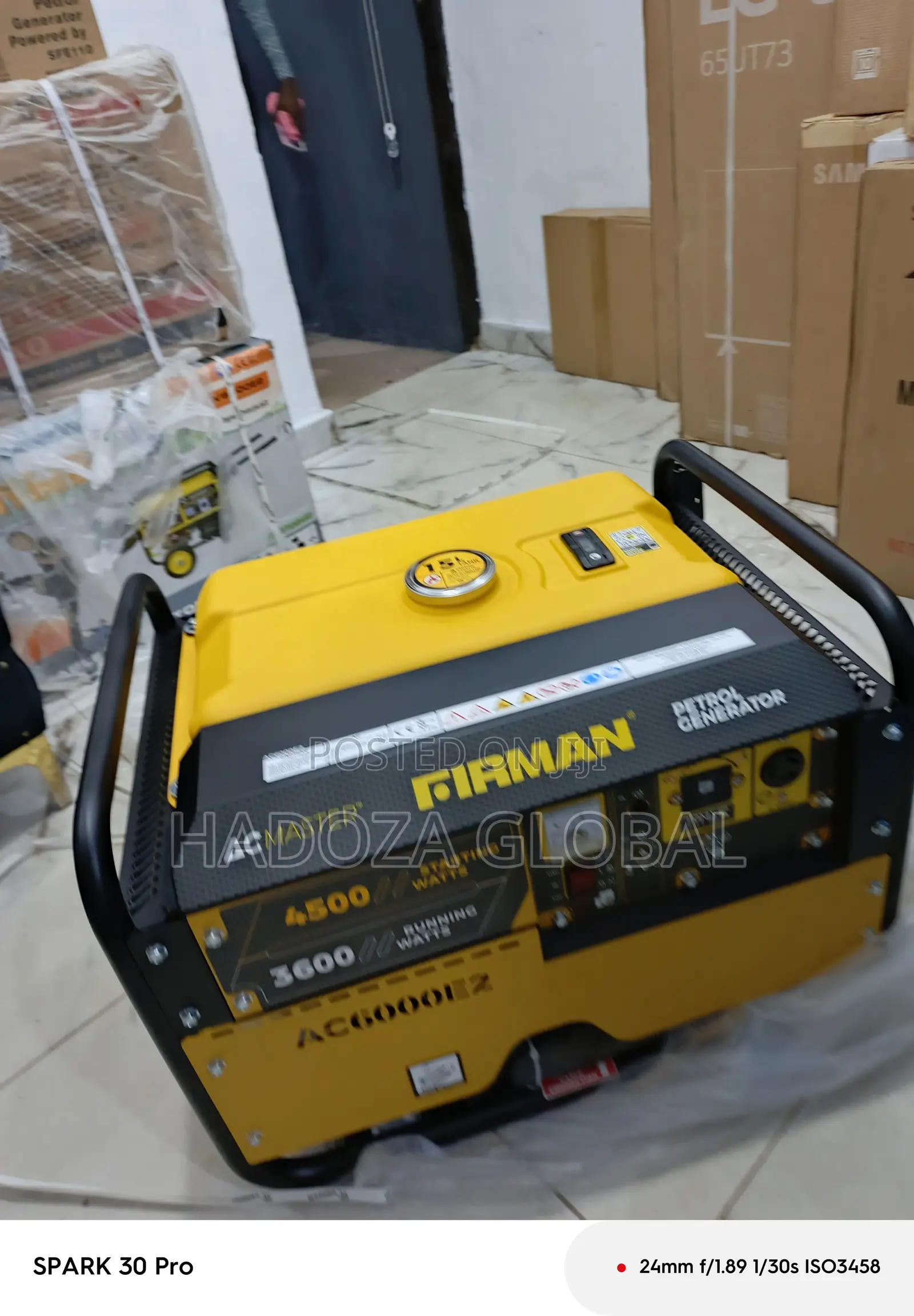 Reliable Firman 3.5kva Generator (Ac6000e2)