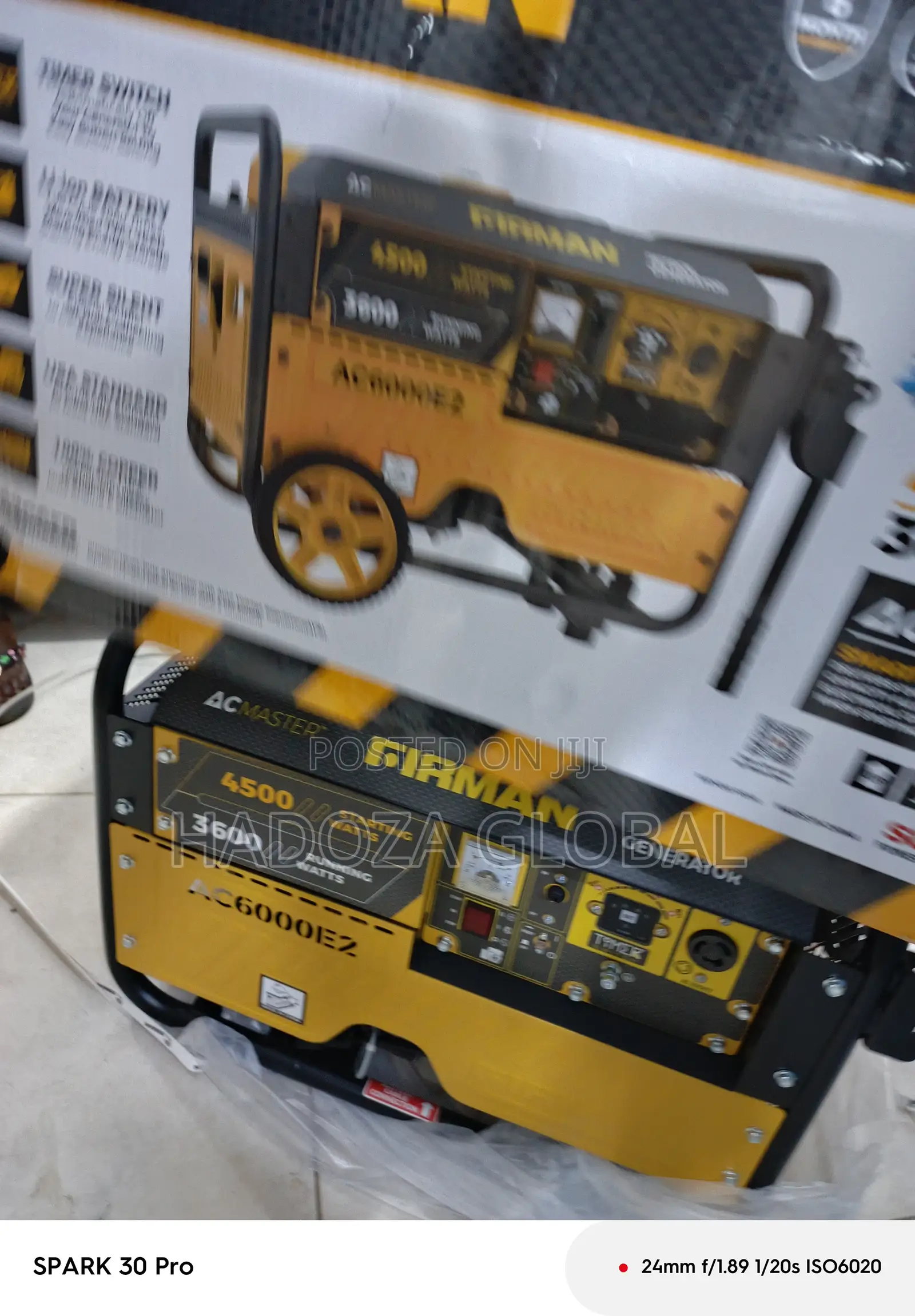 Firman 3.5kva Electric Start Generator – Ac6000e2