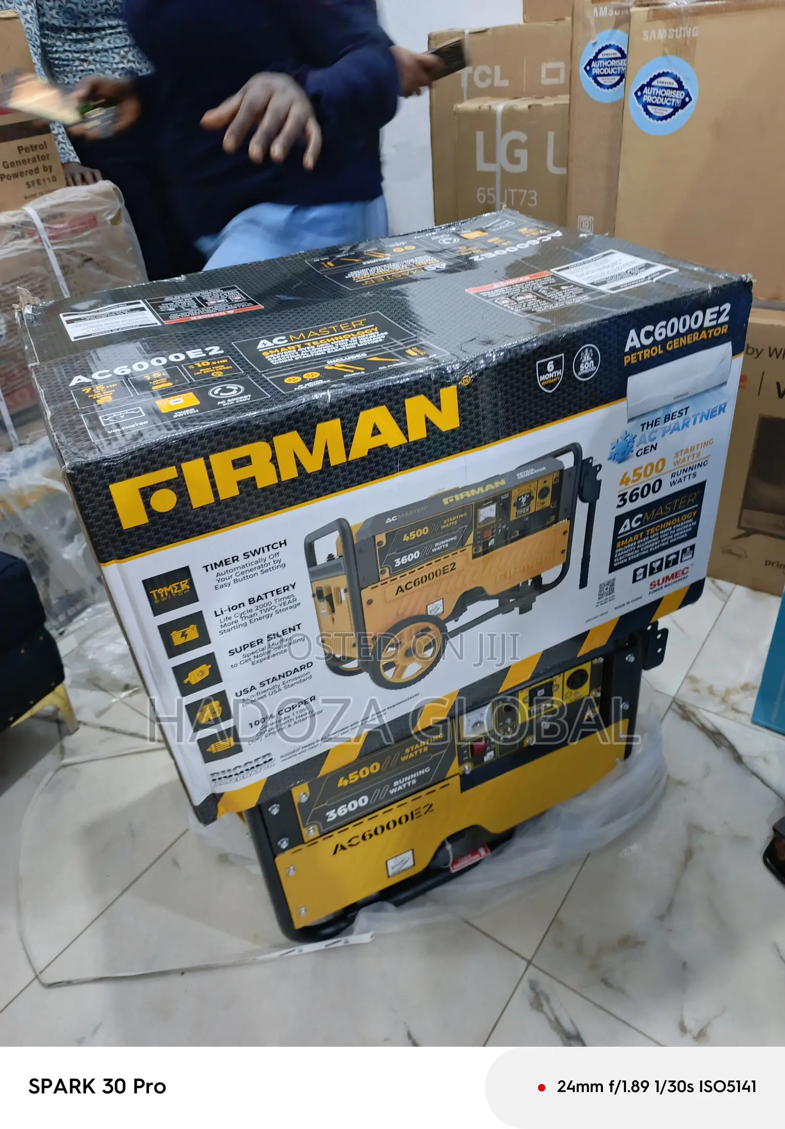 3.5kva Firman Petrol Generator – Ac6000e2 Type