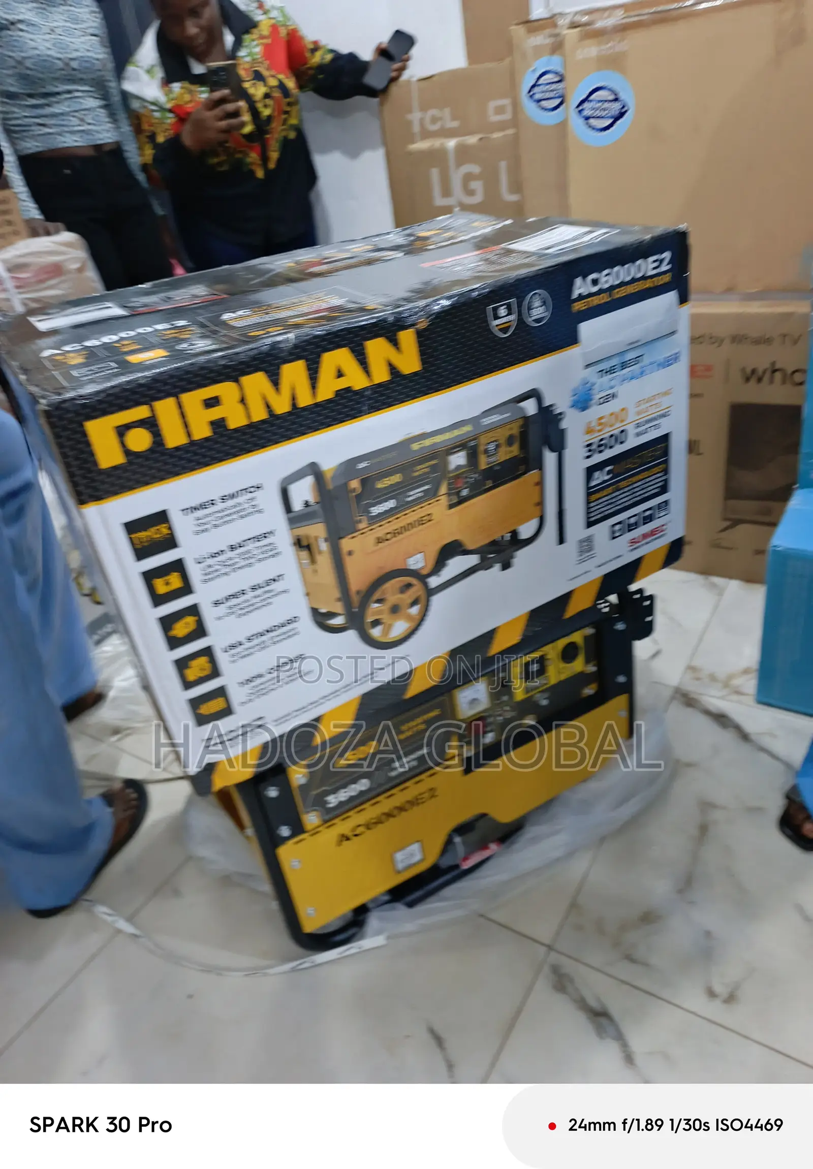 Firman Generator 3.5kva Key Start Model Ac6000e2