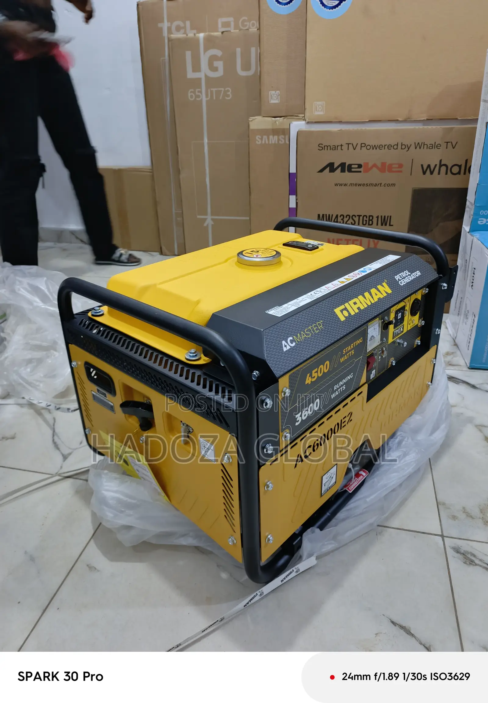 Key Start Firman Generator 3.5kva – Ac6000e2