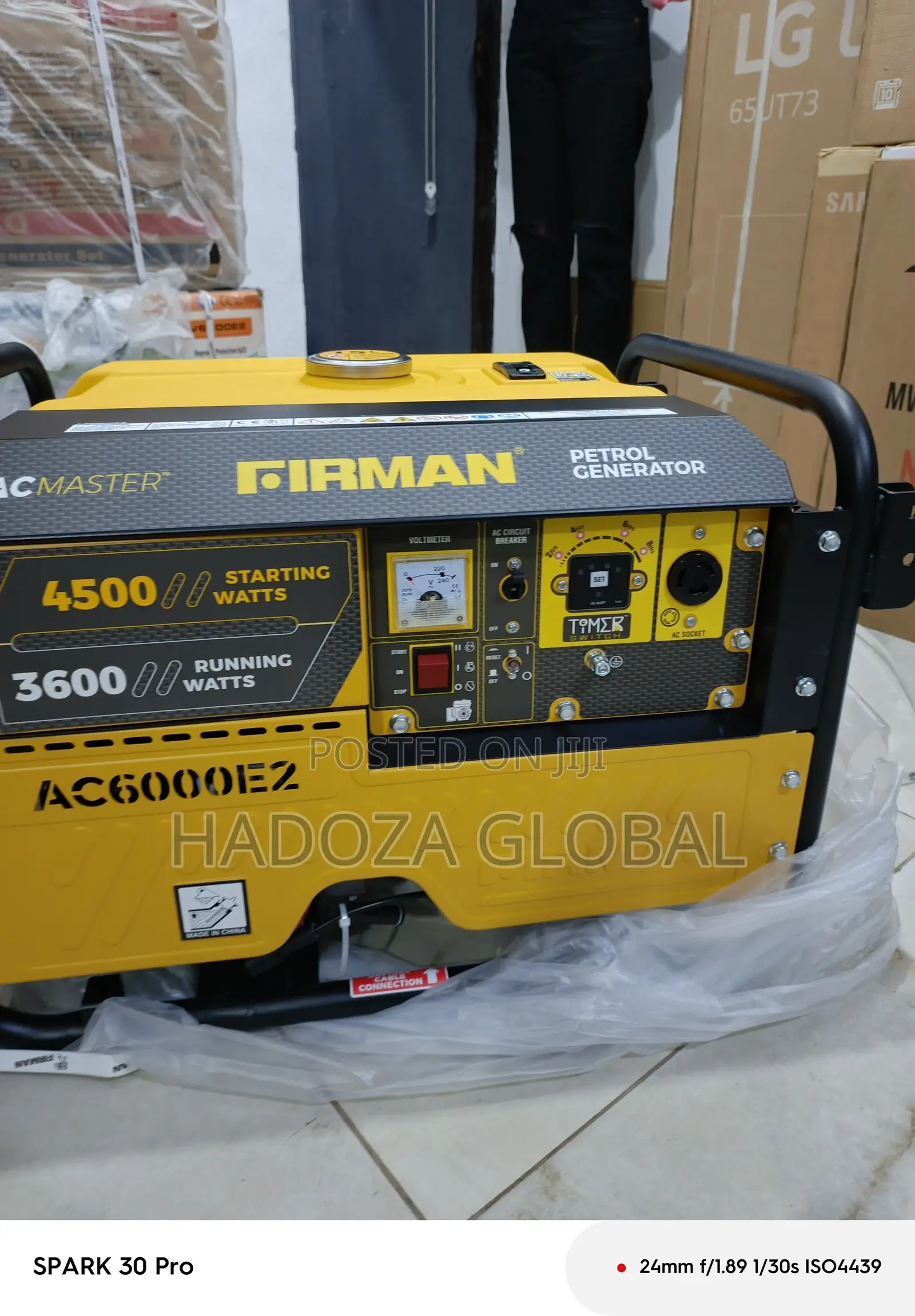 3.5kva Firman Engine – Ac6000e2 Generator