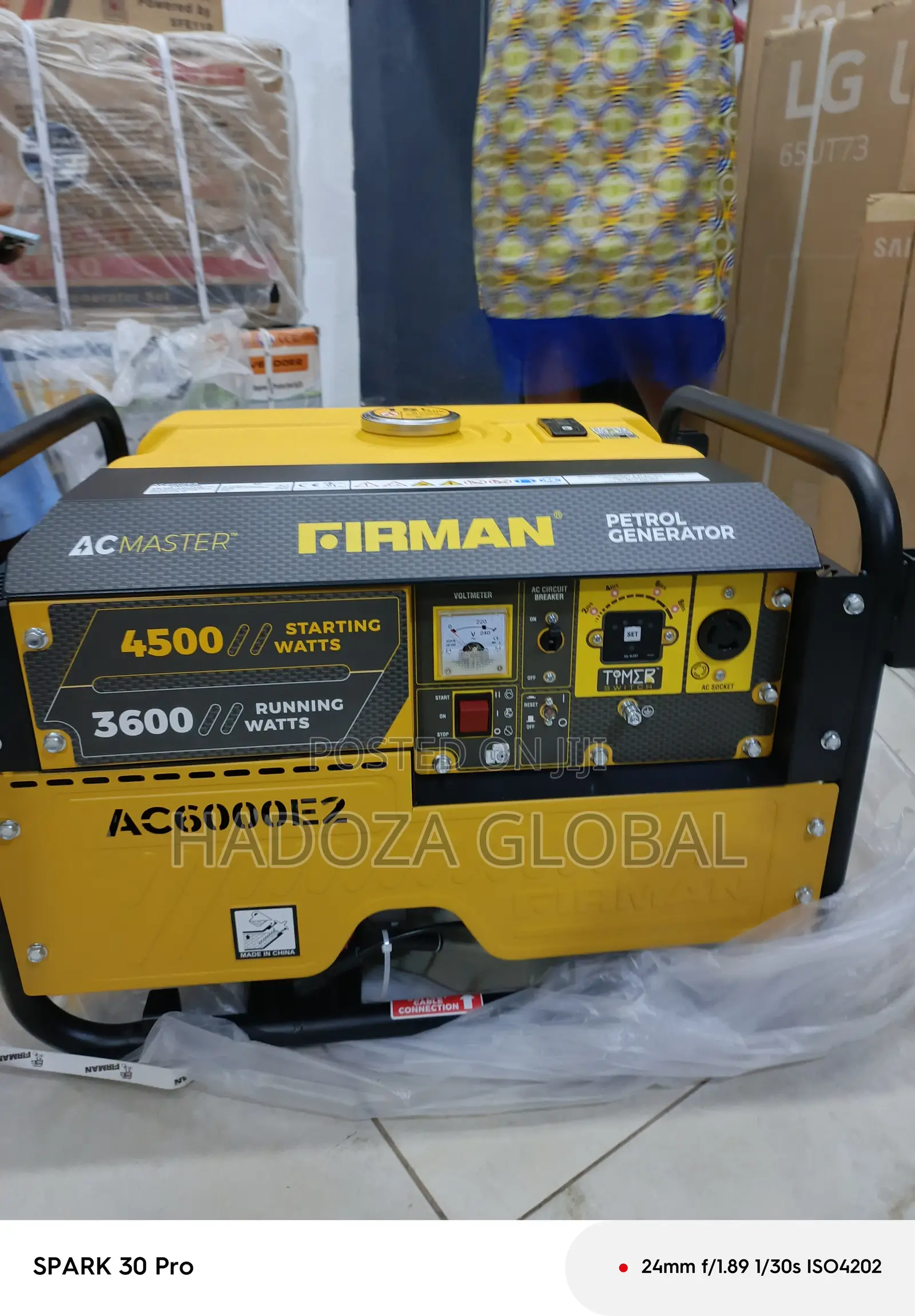 Firman 3.5kva Silent Type Generator (Ac6000e2)