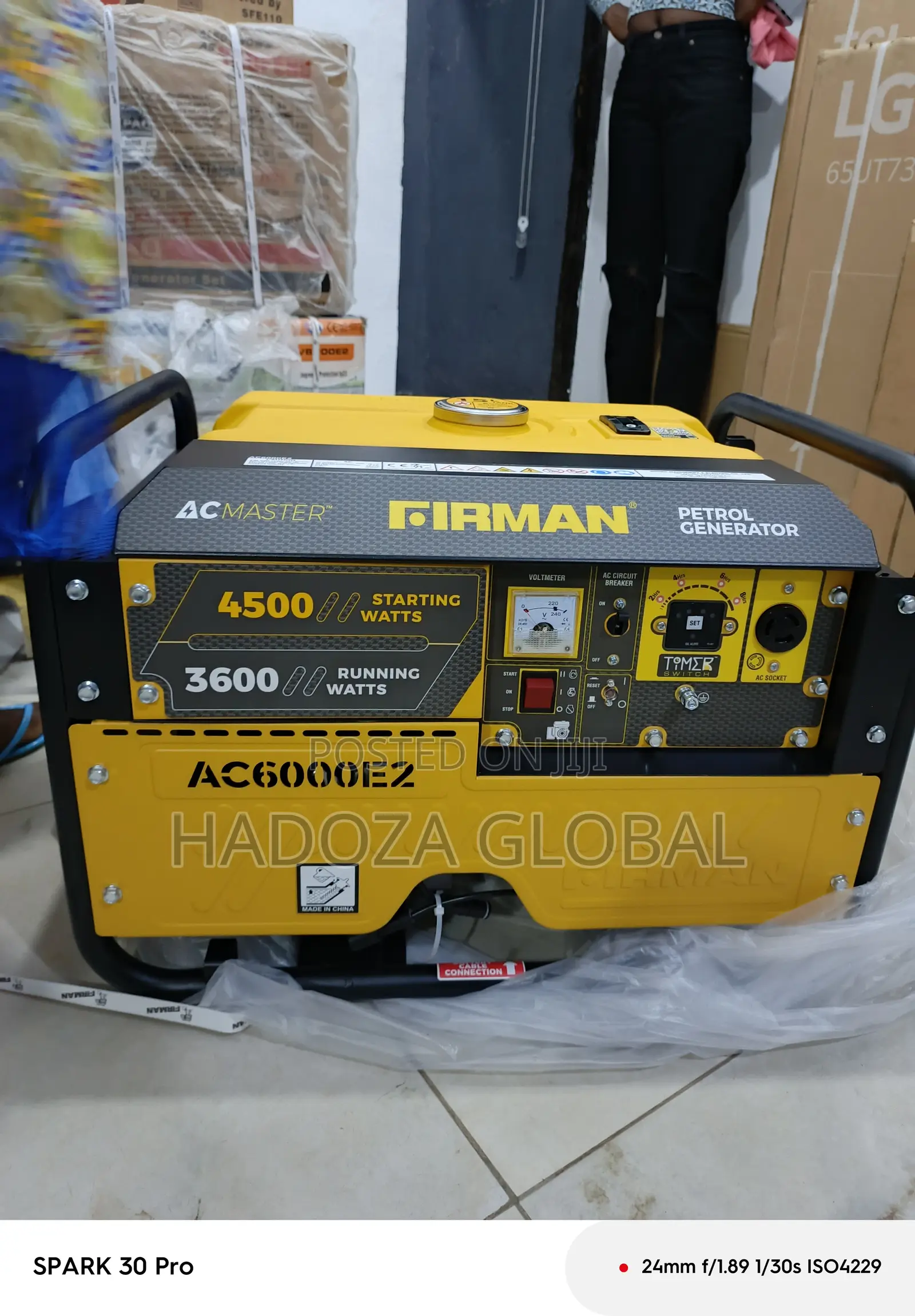 Firman 3.5kva Silent Type Generator (Ac6000e2)