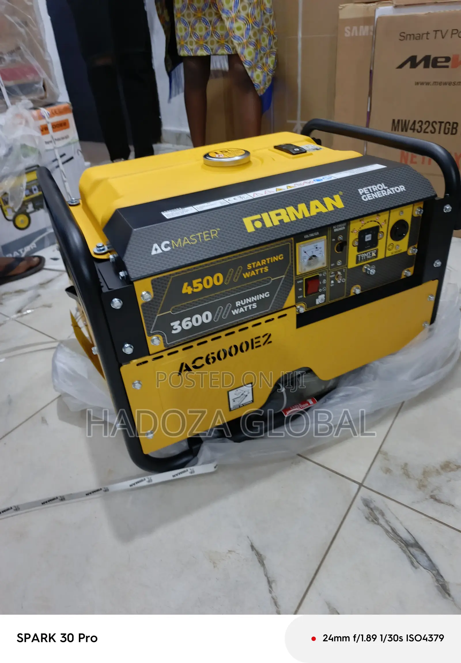 Firman 3.5kva Generator Unit Ac6000e2