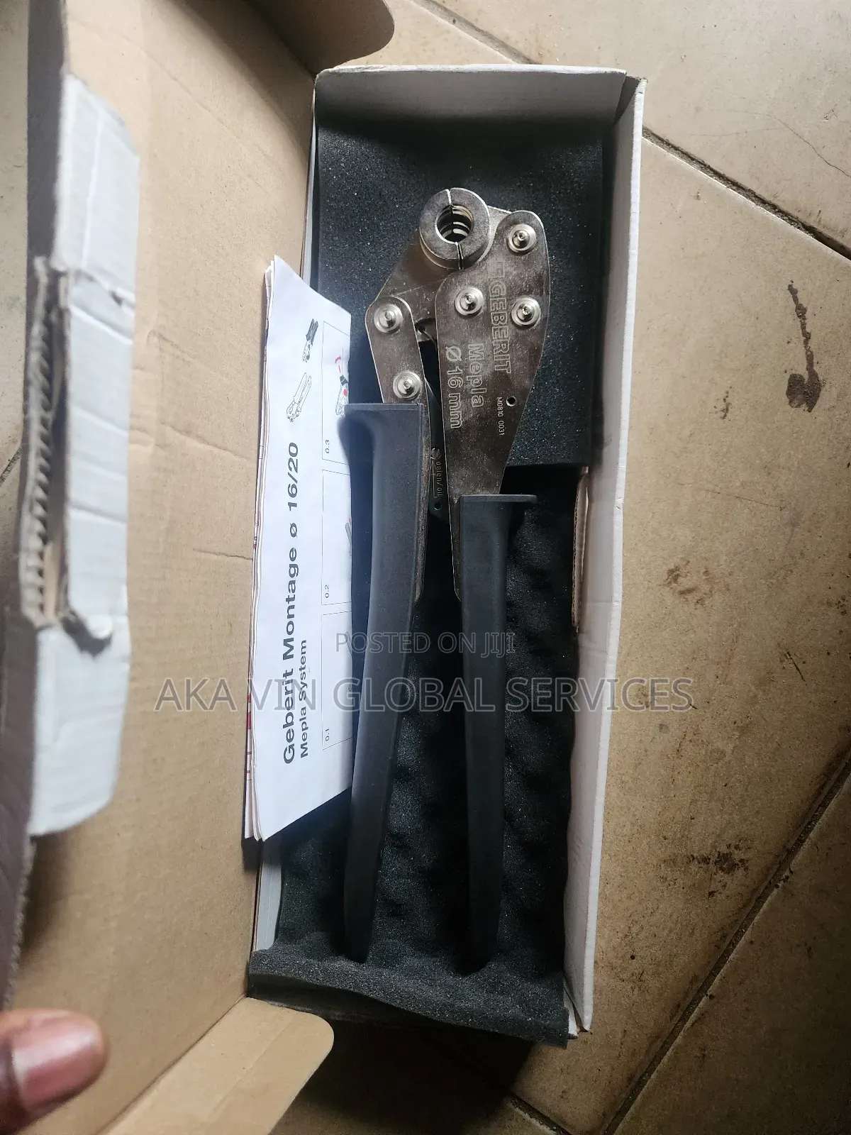 Geberit Mepla 690.475.00.1 Manual Pressing Tool Pliers 16 Mm
