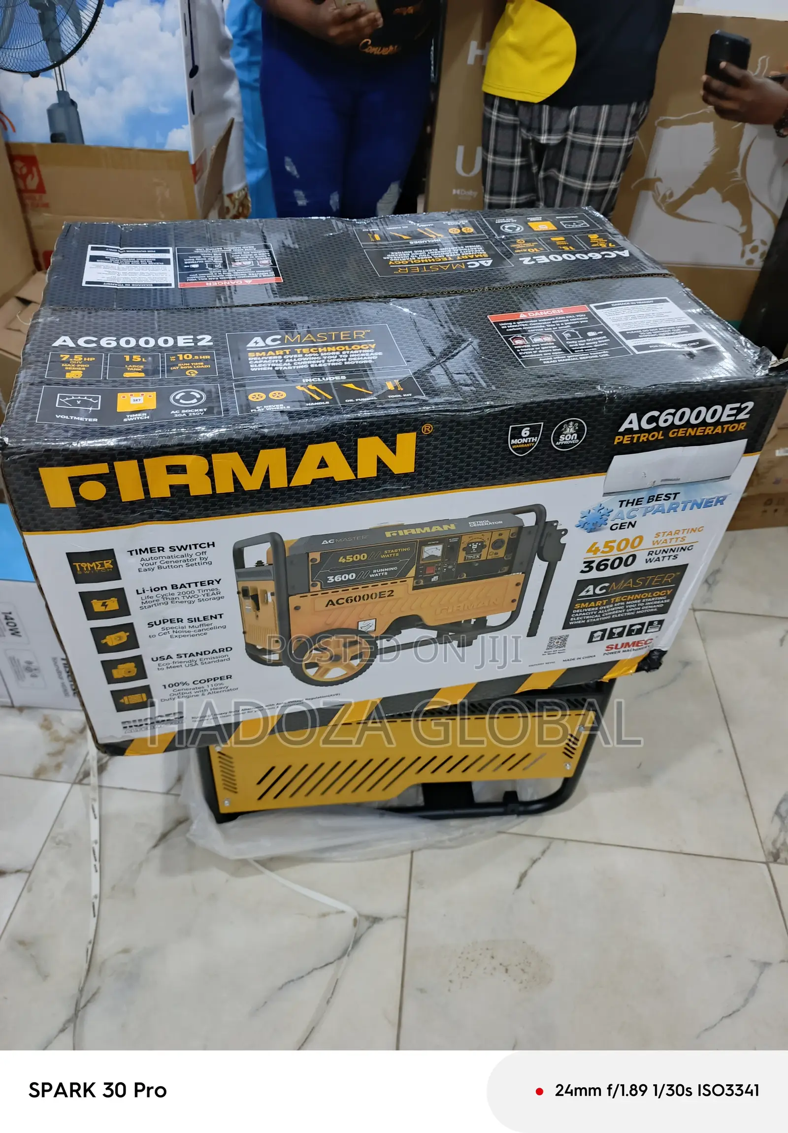 Ac6000e2 Firman Key Start Power Generator