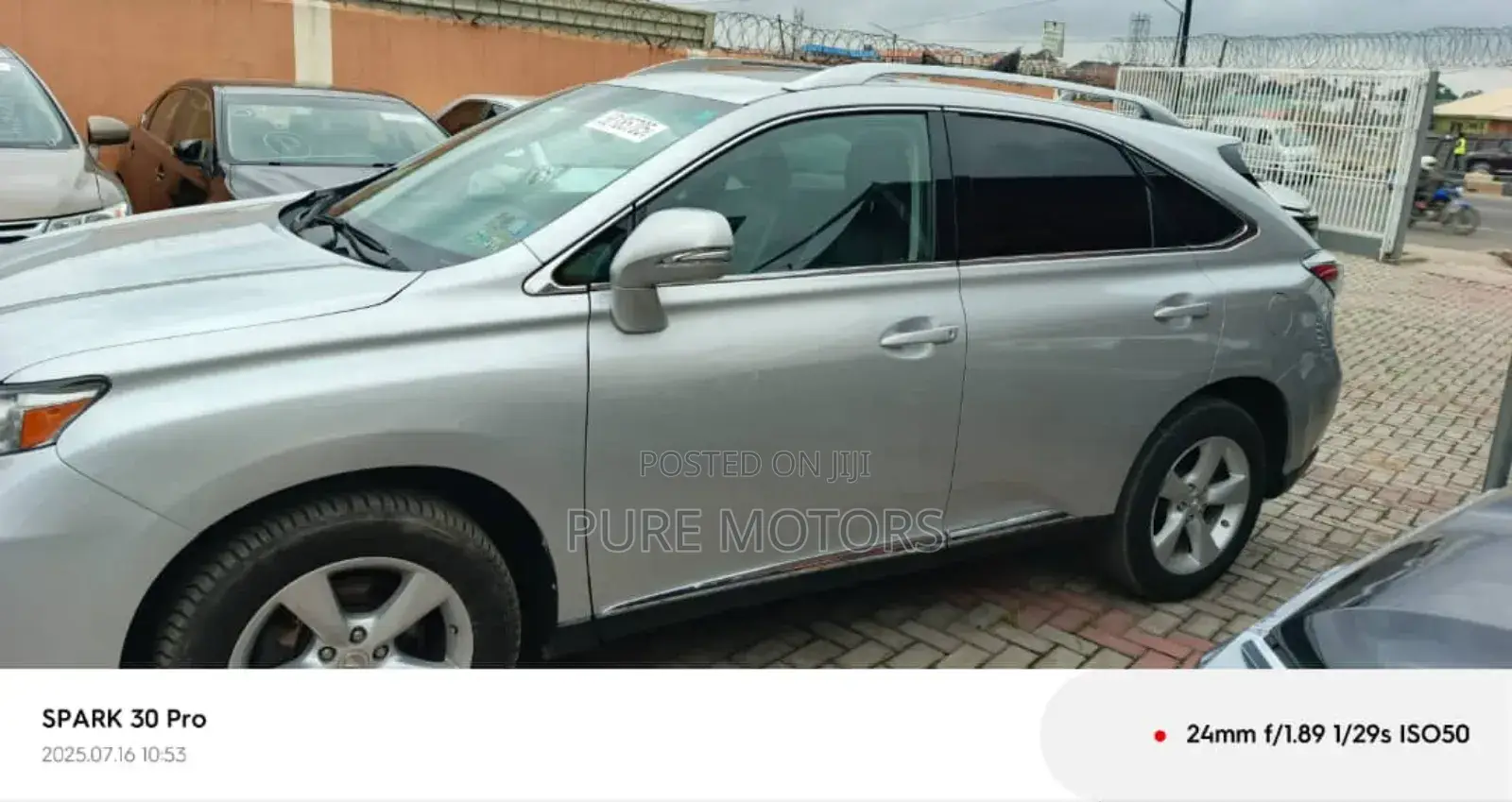 Lexus RX 350 2012 Silver