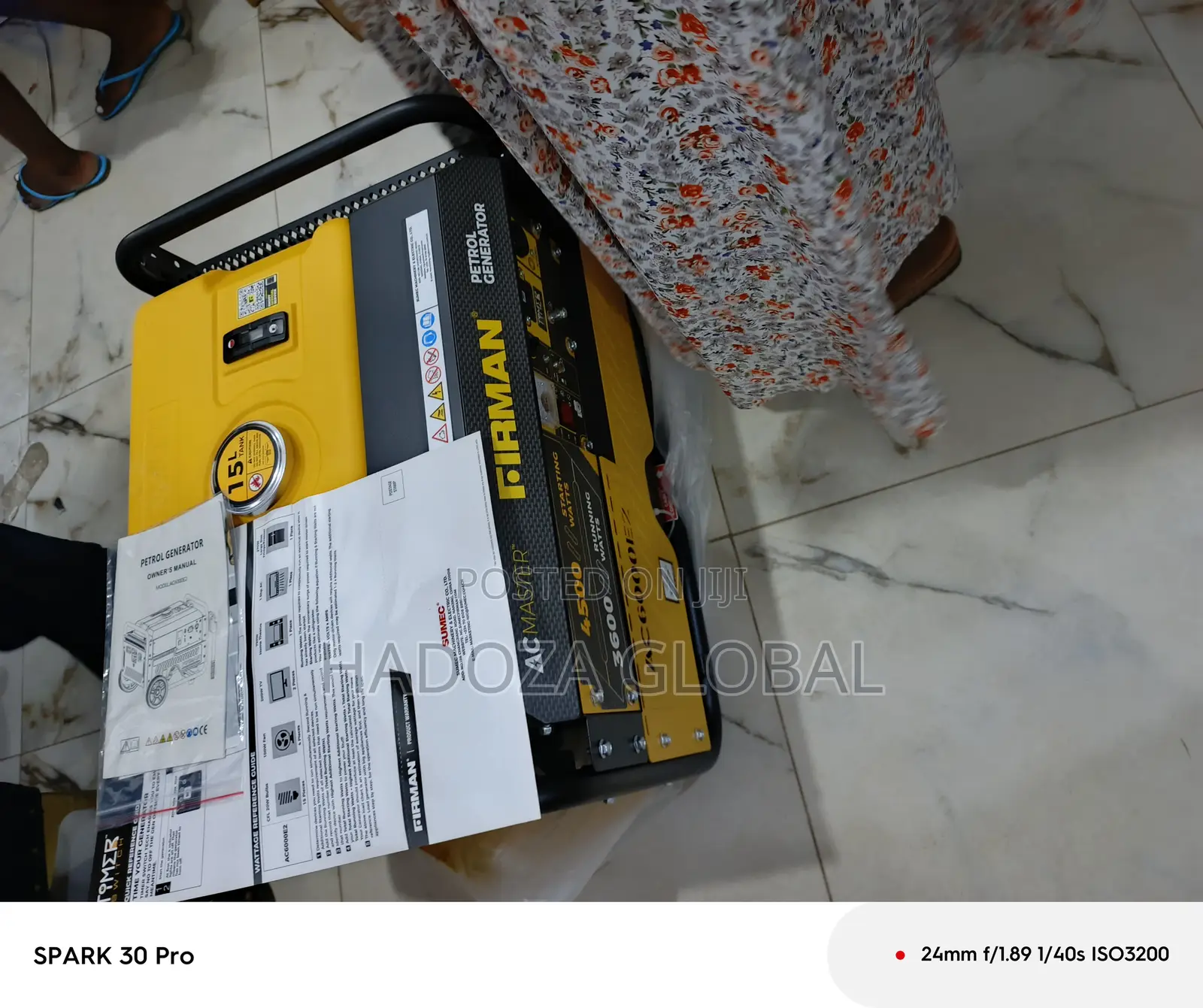 Firman Ac6000e2 Key Start Petrol Generator
