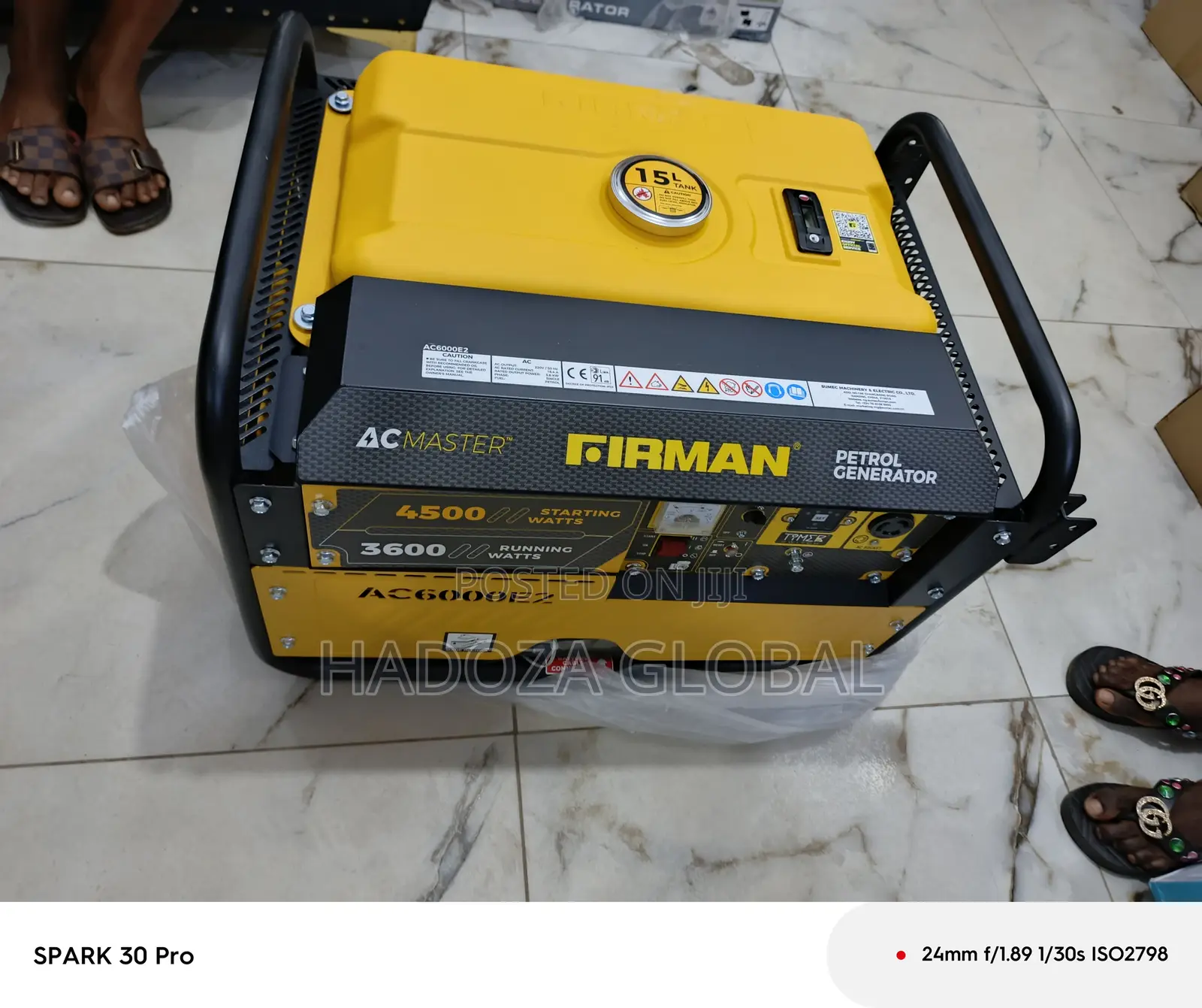 Ac6000e2 Model Firman Generator 3.5kva