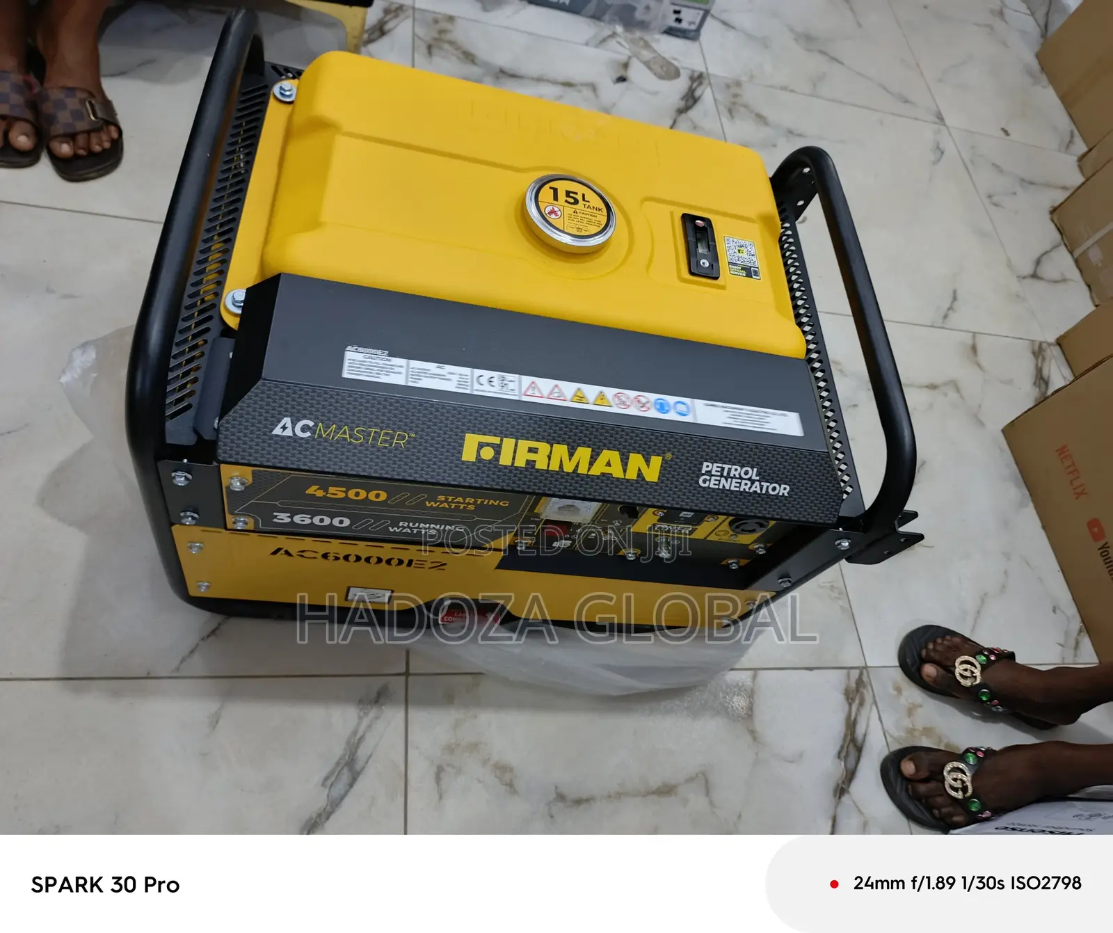 Firman 3.5kva Generator (Electric & Recoil Start)