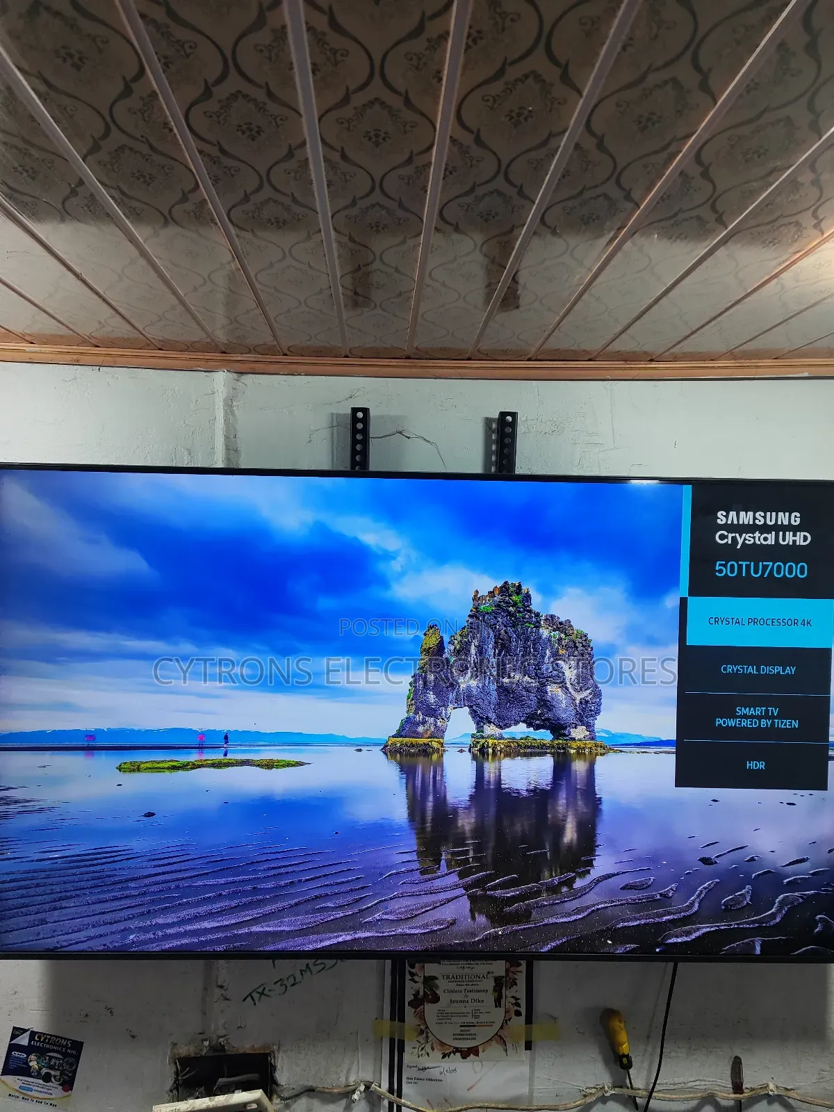 Neatly Used Samsung 50" Led Smart Tv, With Netflix, Youtube,And So On