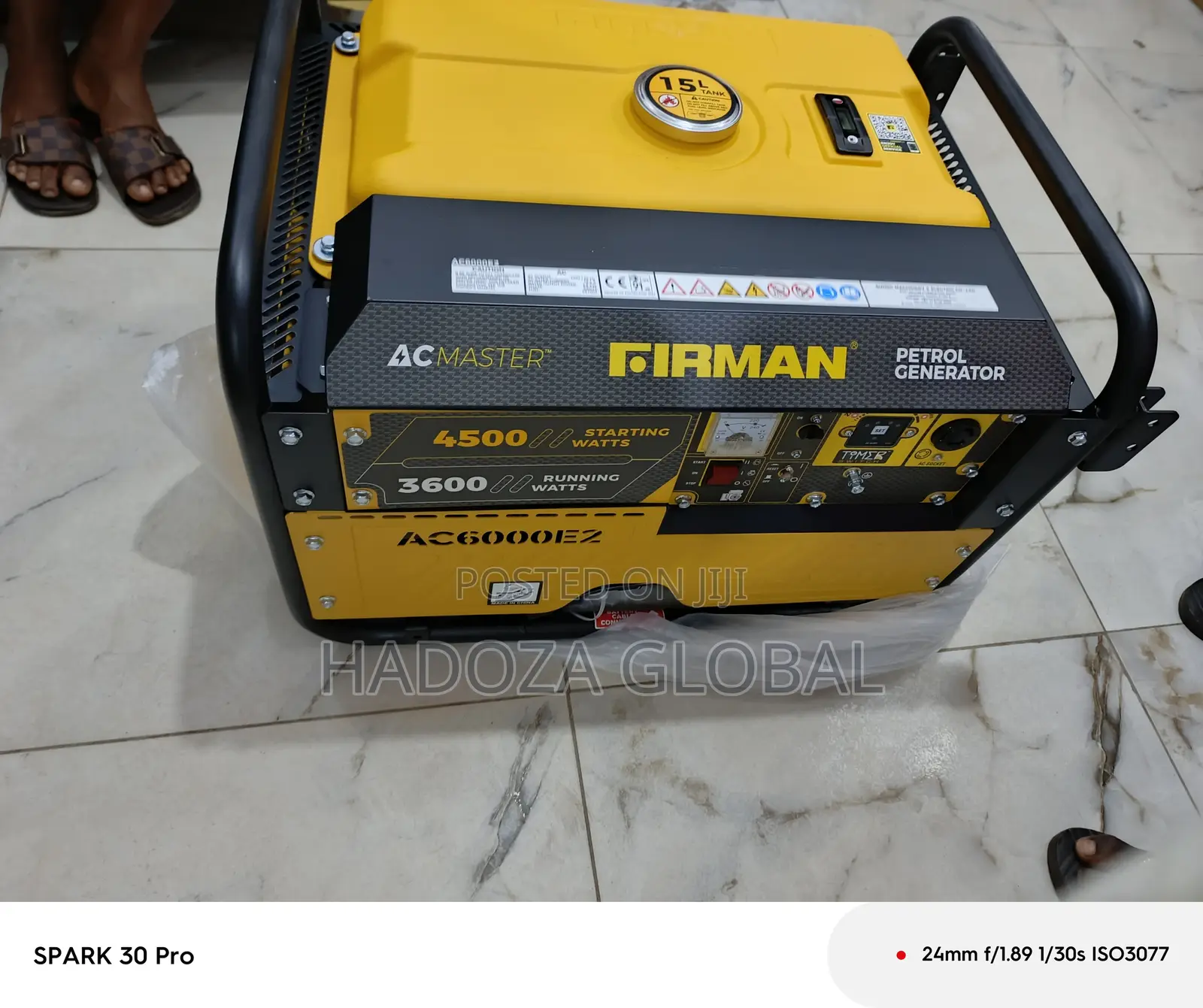 Firman 3.5kva Generator – Model Ac6000e2