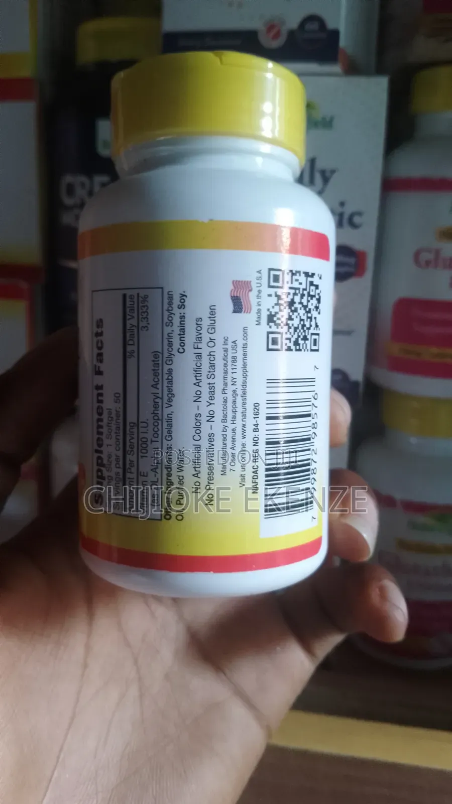 Nature's Field Vitamin E 1000iu