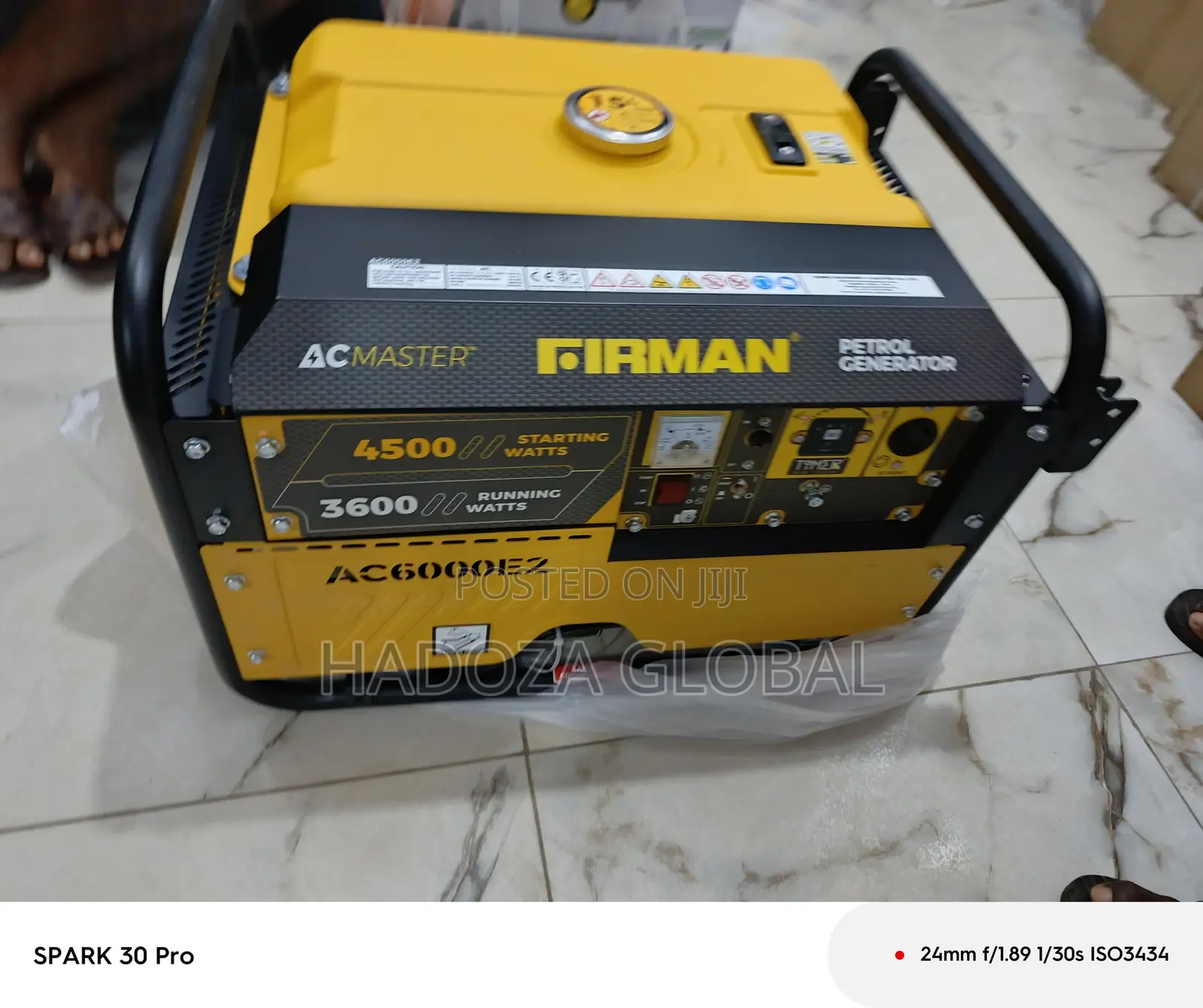 3.5kva Firman Generator Ac6000e2 With Key Start