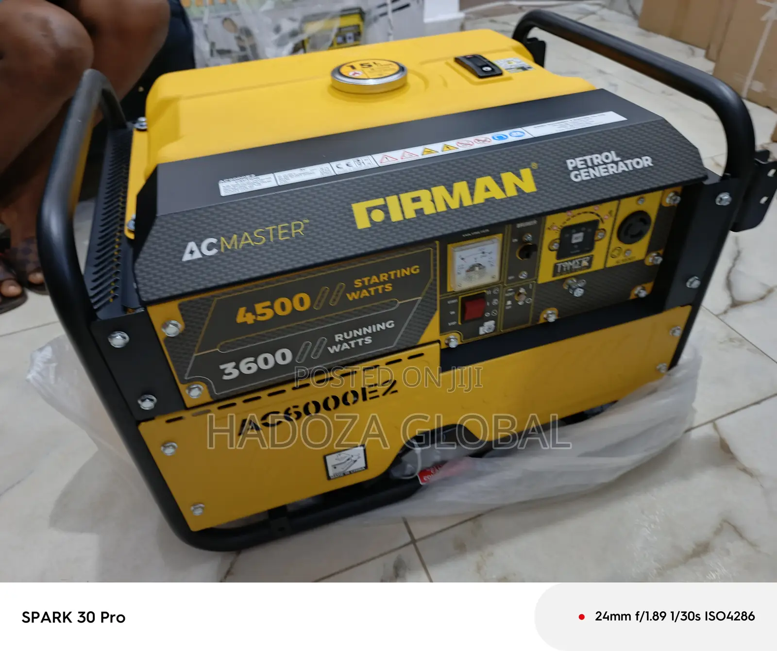 3.5kva Firman Generator Ac6000e2 With Key Start