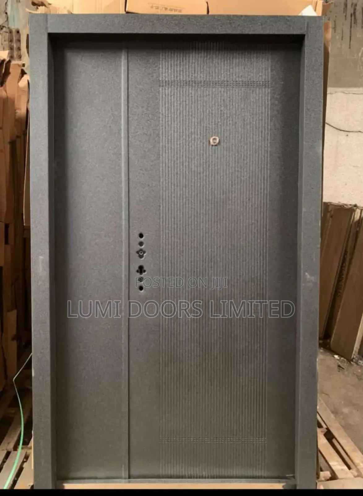 Black Security Door for Main Entrance Door