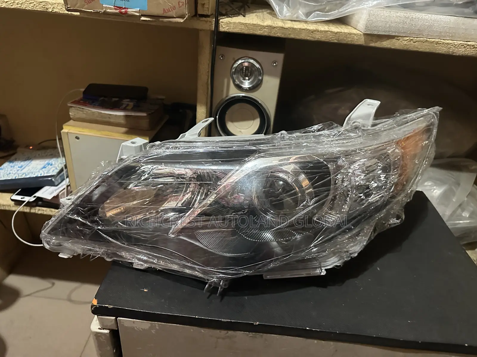 Toyota Camry 2012-2013 Headlights / Headlamps (Dark Face )