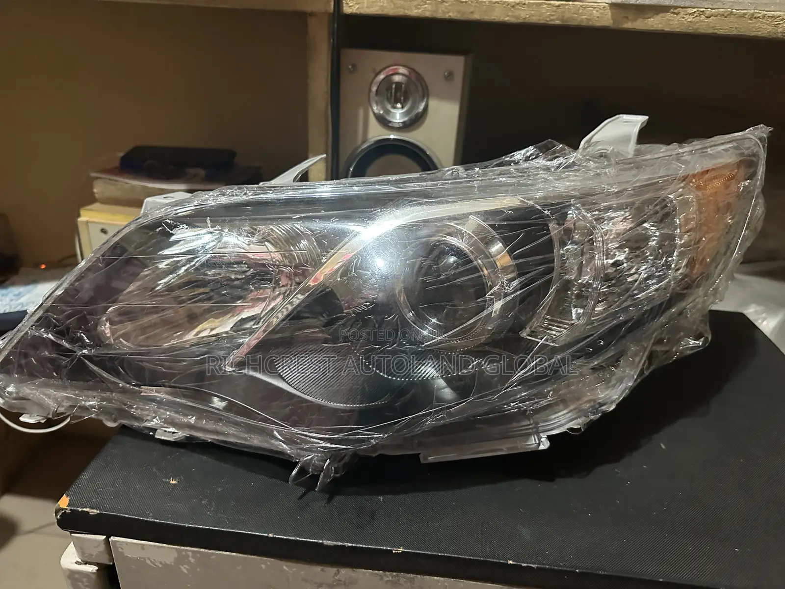 Toyota Camry 2012-2013 Headlights / Headlamps (Dark Face )