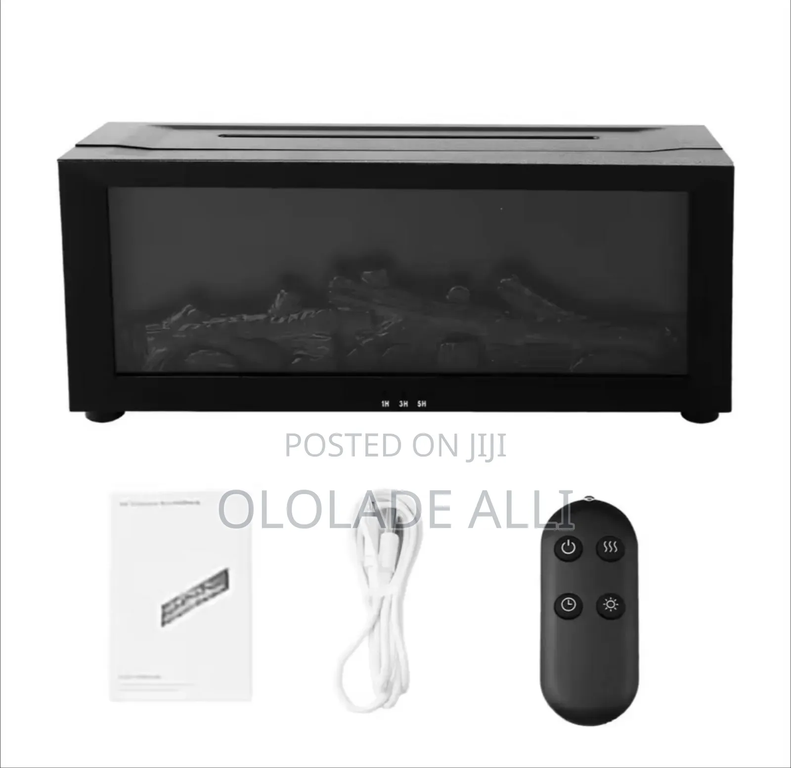 Air Humidifier Colorful Fireplace Flame Aroma Diffuser