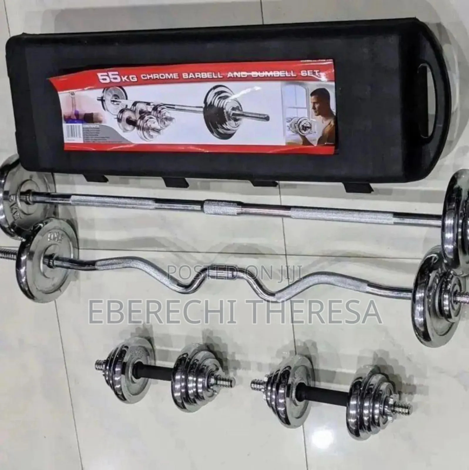 55kg Adjustable Dumbbell Set