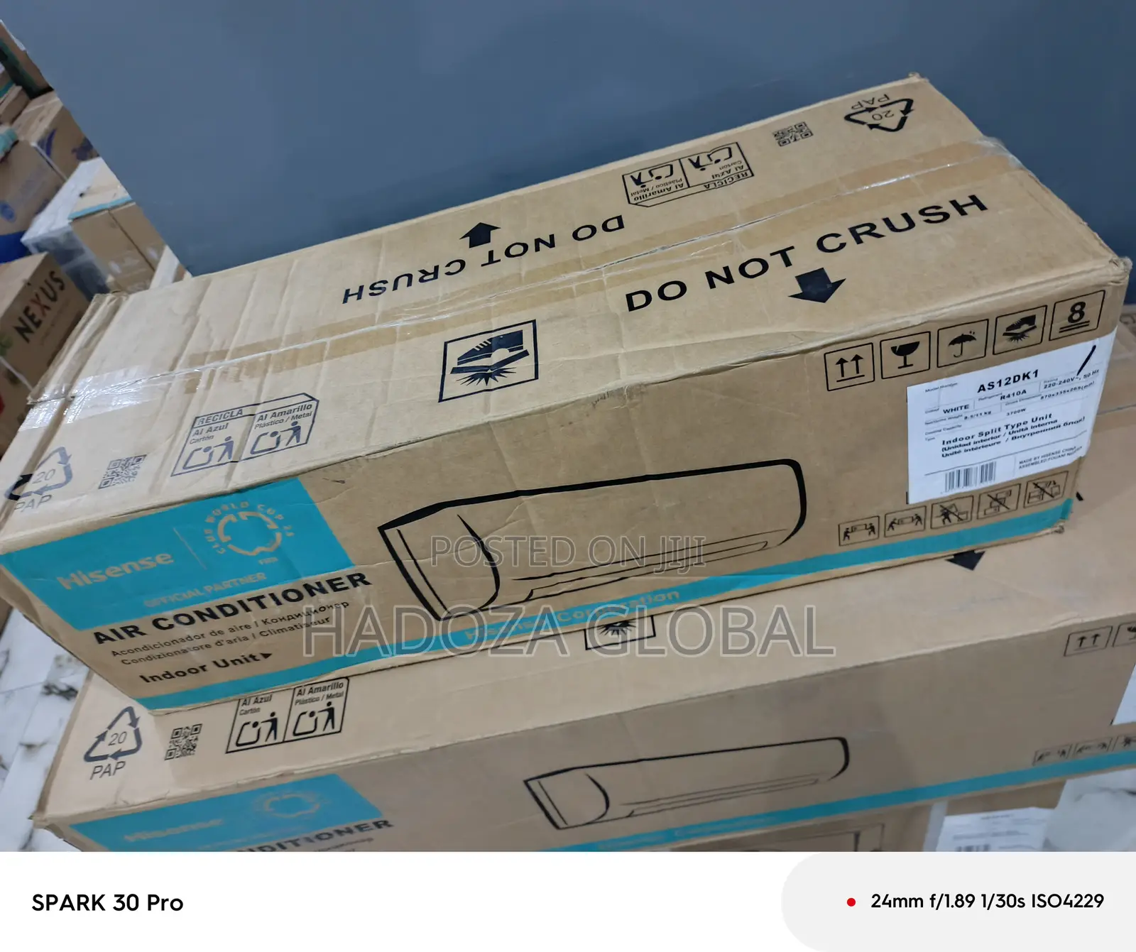 Wall-mounted Hisense Split Ac 1.5hp As12dk1