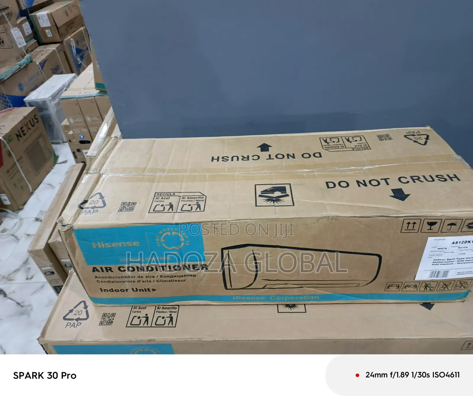 Split Unit Hisense Air Conditioner 1.5hp (As12dk1)