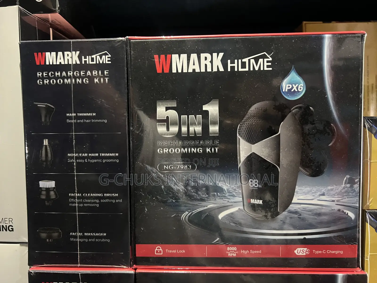 The Wmark Ng-7983 Is a 5-in-1 Rechargeable Grooming Kit for Men
