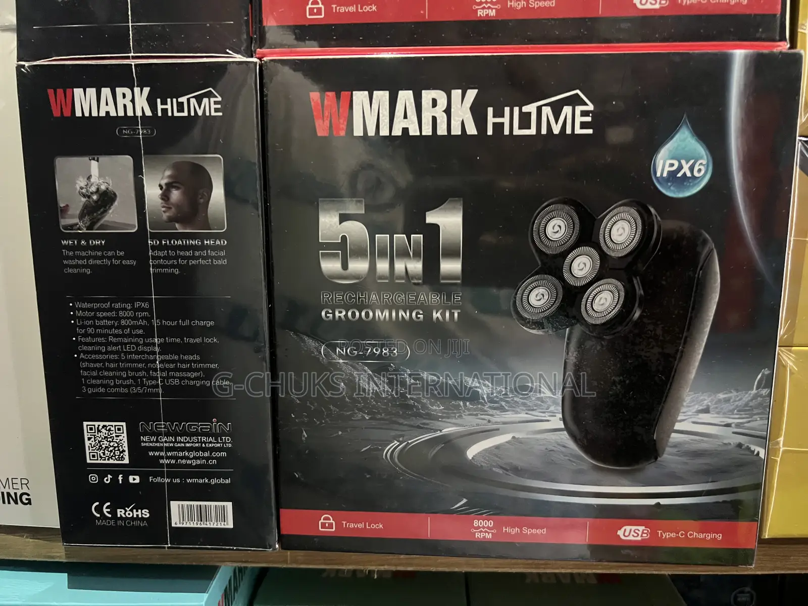The Wmark Ng-7983 Is a 5-in-1 Rechargeable Grooming Kit for Men